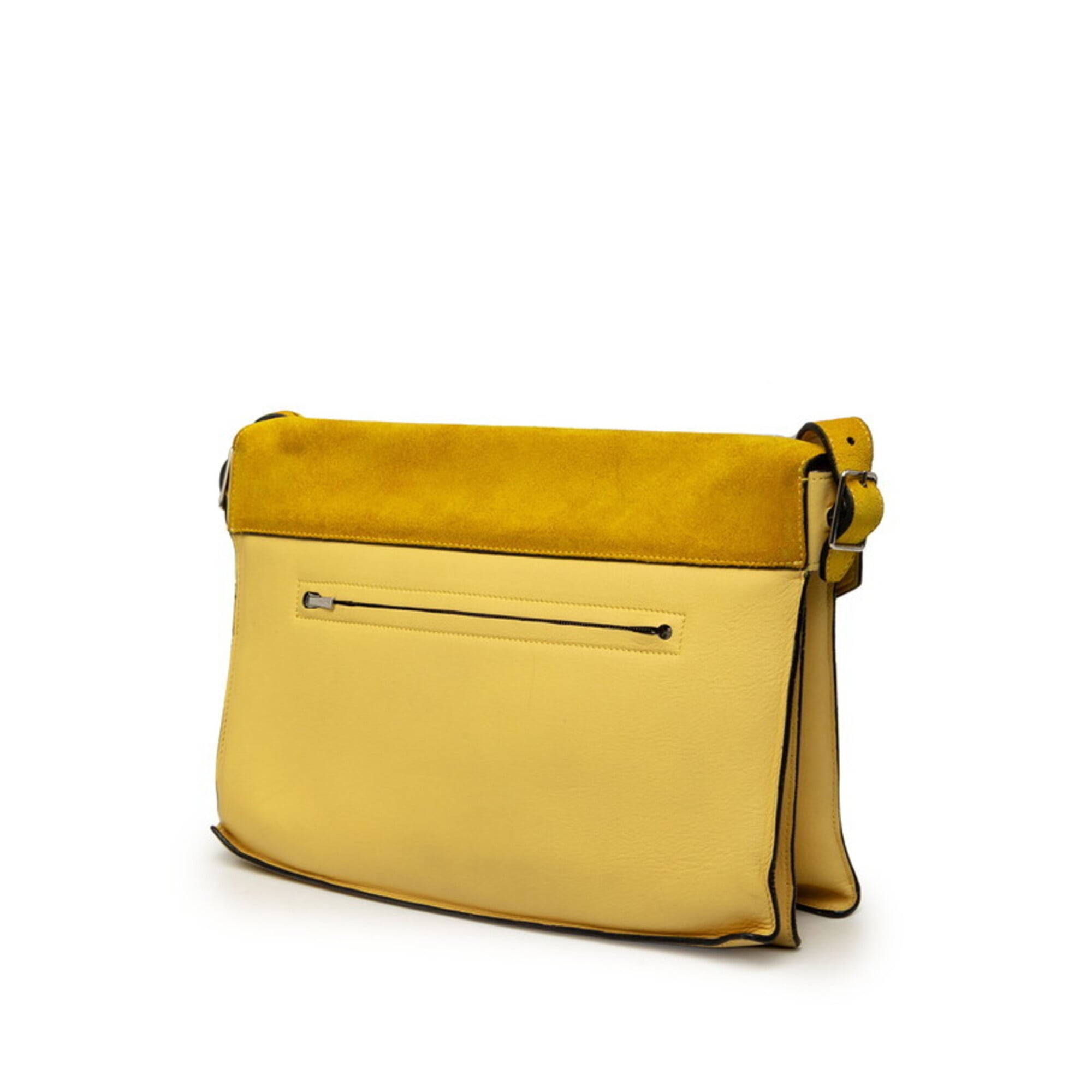 Celine Multi-Color Suede Leather Shoulder Bag (Pre-Owned)
