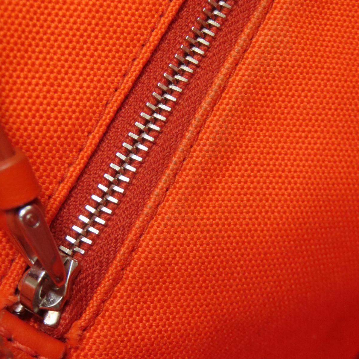 Prada Orange Canvas Handbag (Pre-Owned)