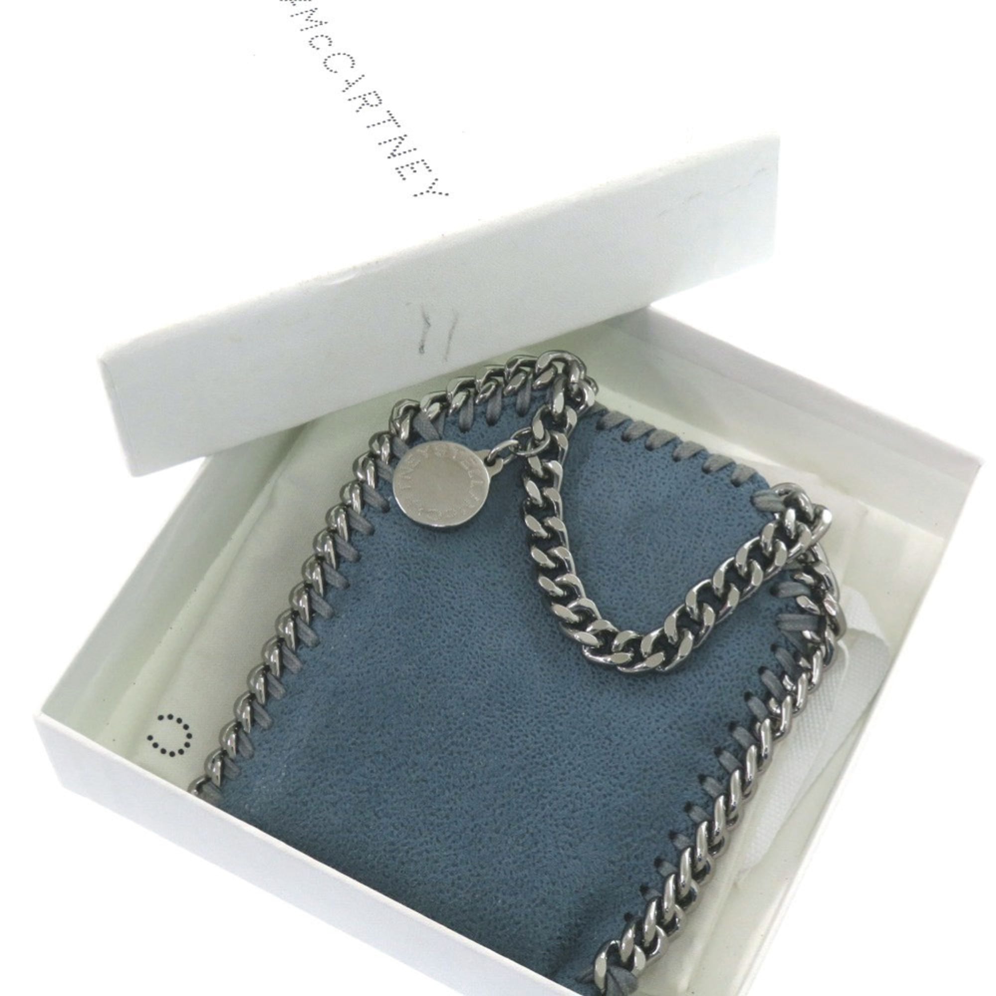 Stella Mccartney Blue Leather Shoulder Bag (Pre-Owned)