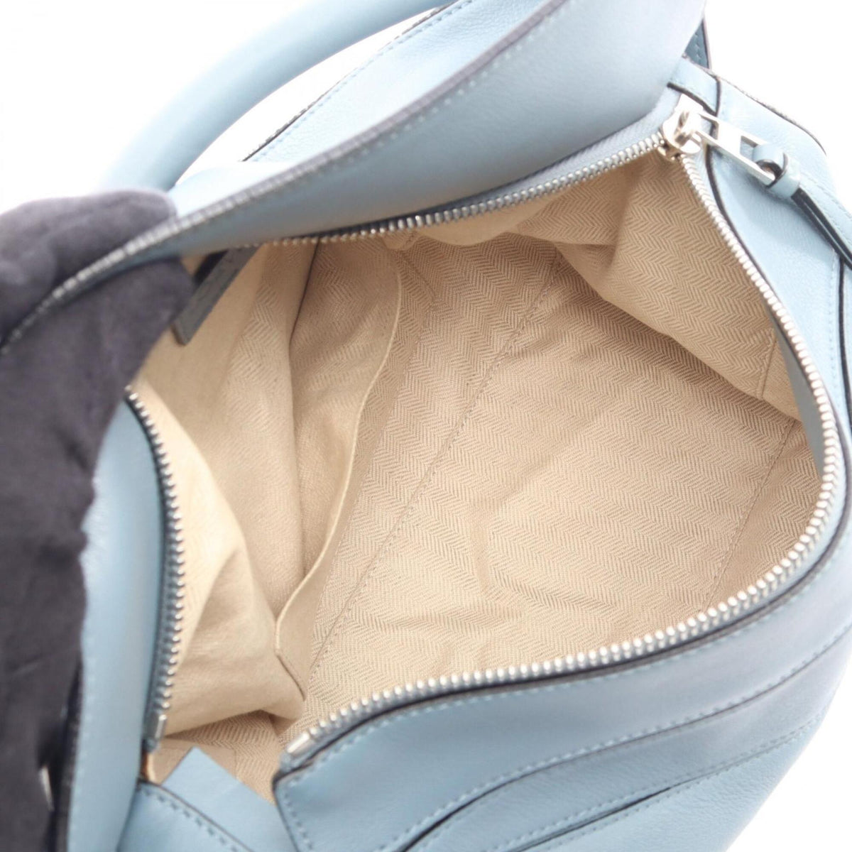 Loewe Blue Leather Handbag (Pre-Owned)