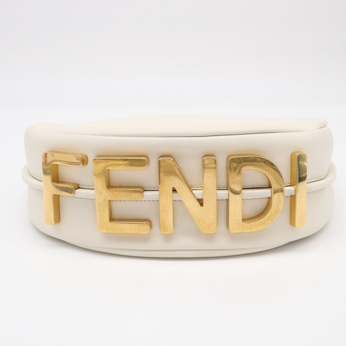 Fendi White Leather Handbag (Pre-Owned)