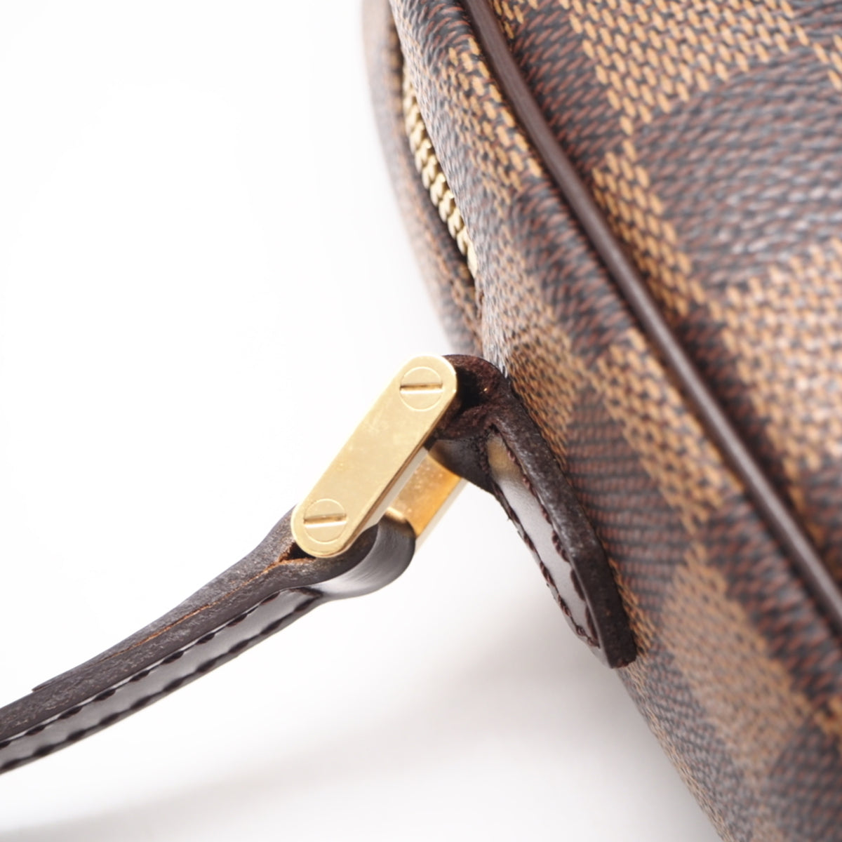 Louis Vuitton Beige Brown Damier Canvas Damier Canvas Shoulder Bag (Pre-Owned)