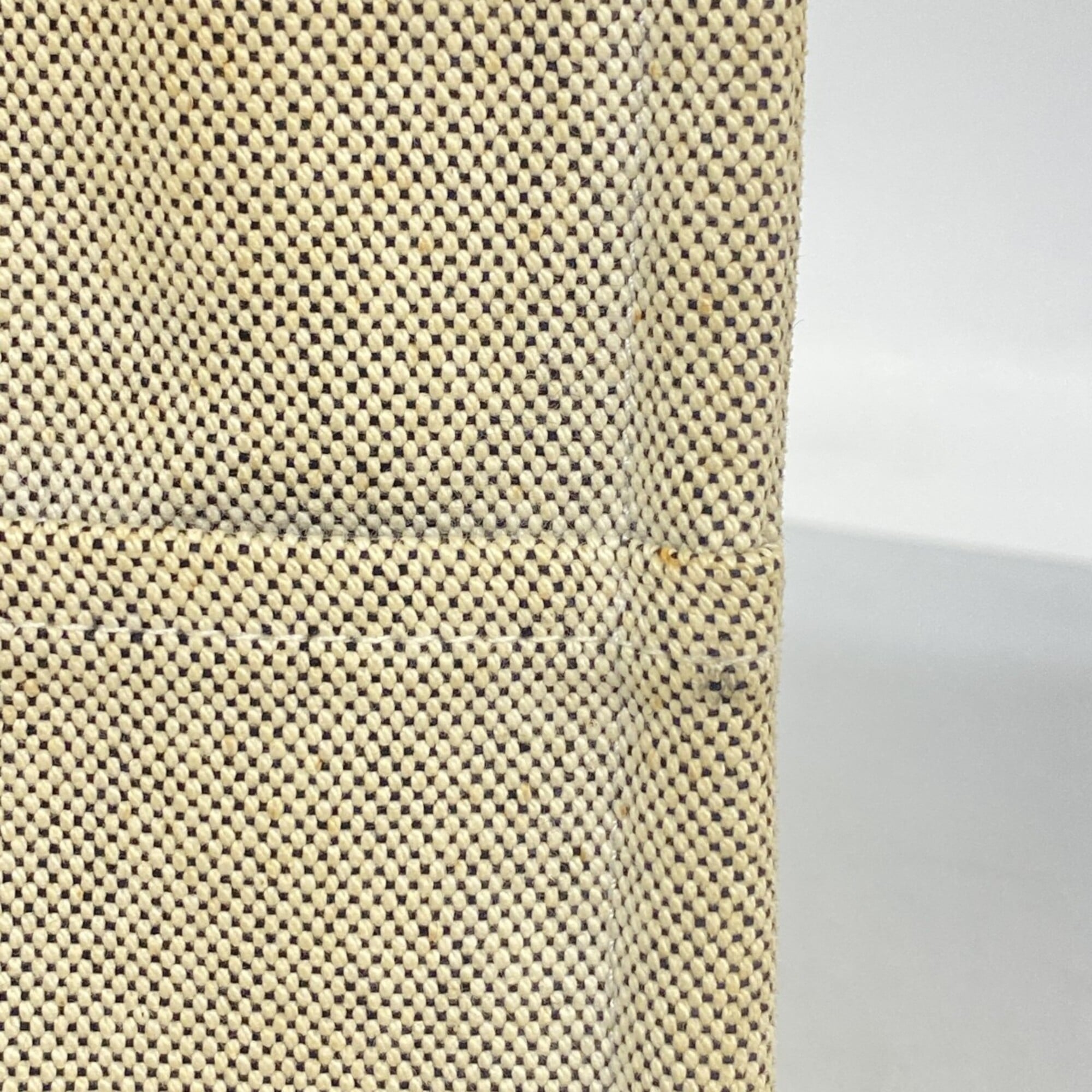 Hermes Gray Canvas Tote Bag (Pre-Owned)