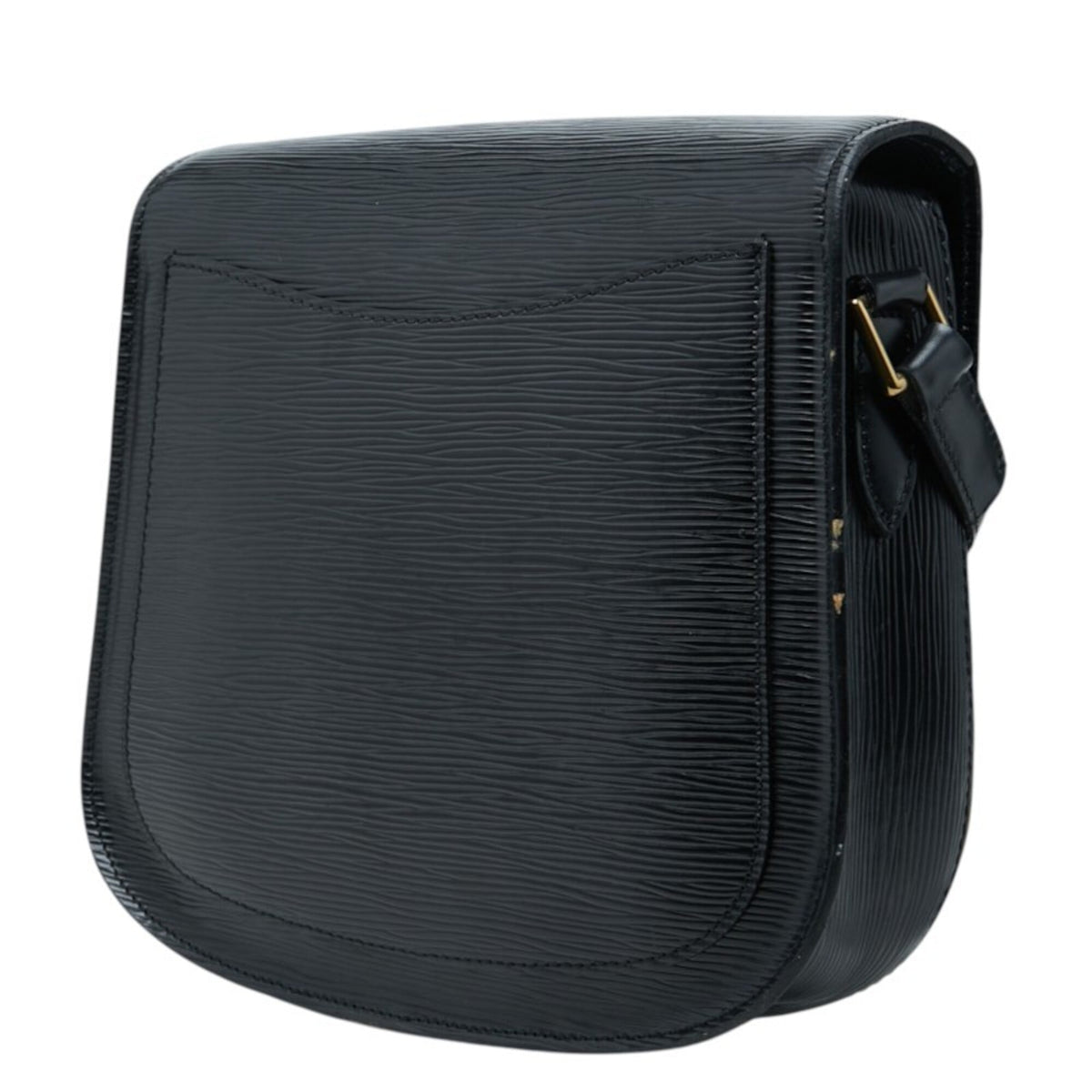 Louis Vuitton Black Noir Leather Shoulder Bag (Pre-Owned)