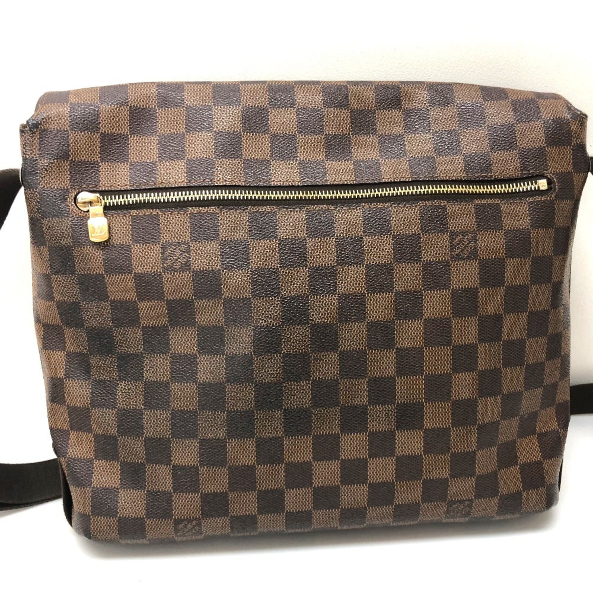 Louis Vuitton Damier Ebene Damier Canvas Messenger Bag Shoulder Bag (Pre-Owned)