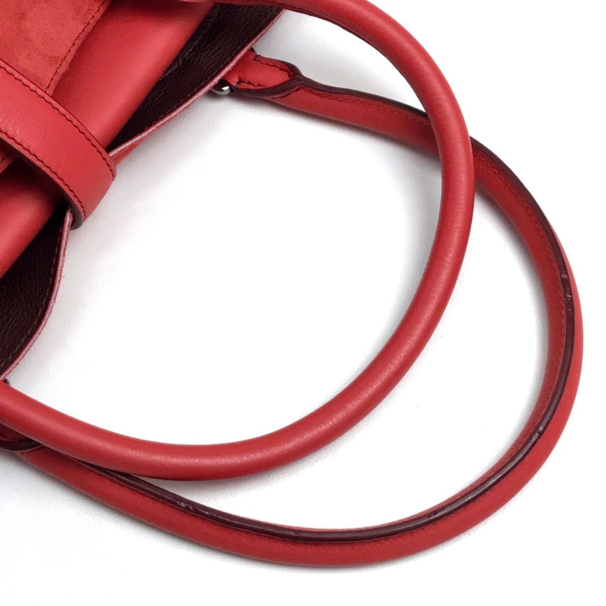 Loewe Red Leather Tote Bag (Pre-Owned)
