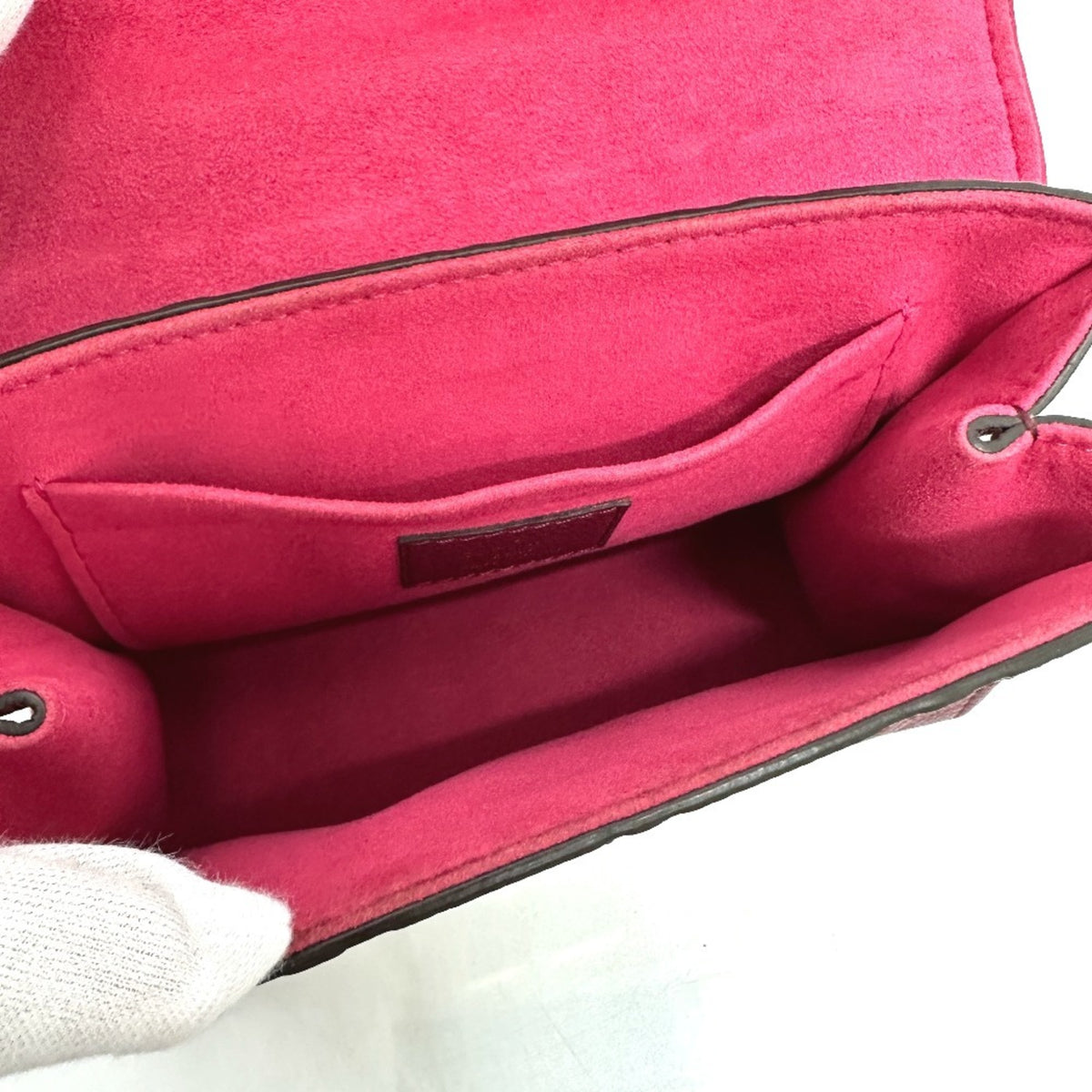 Louis Vuitton Red Color Monogram Empreinte Pochette Shoulder Bag (Pre-Owned)