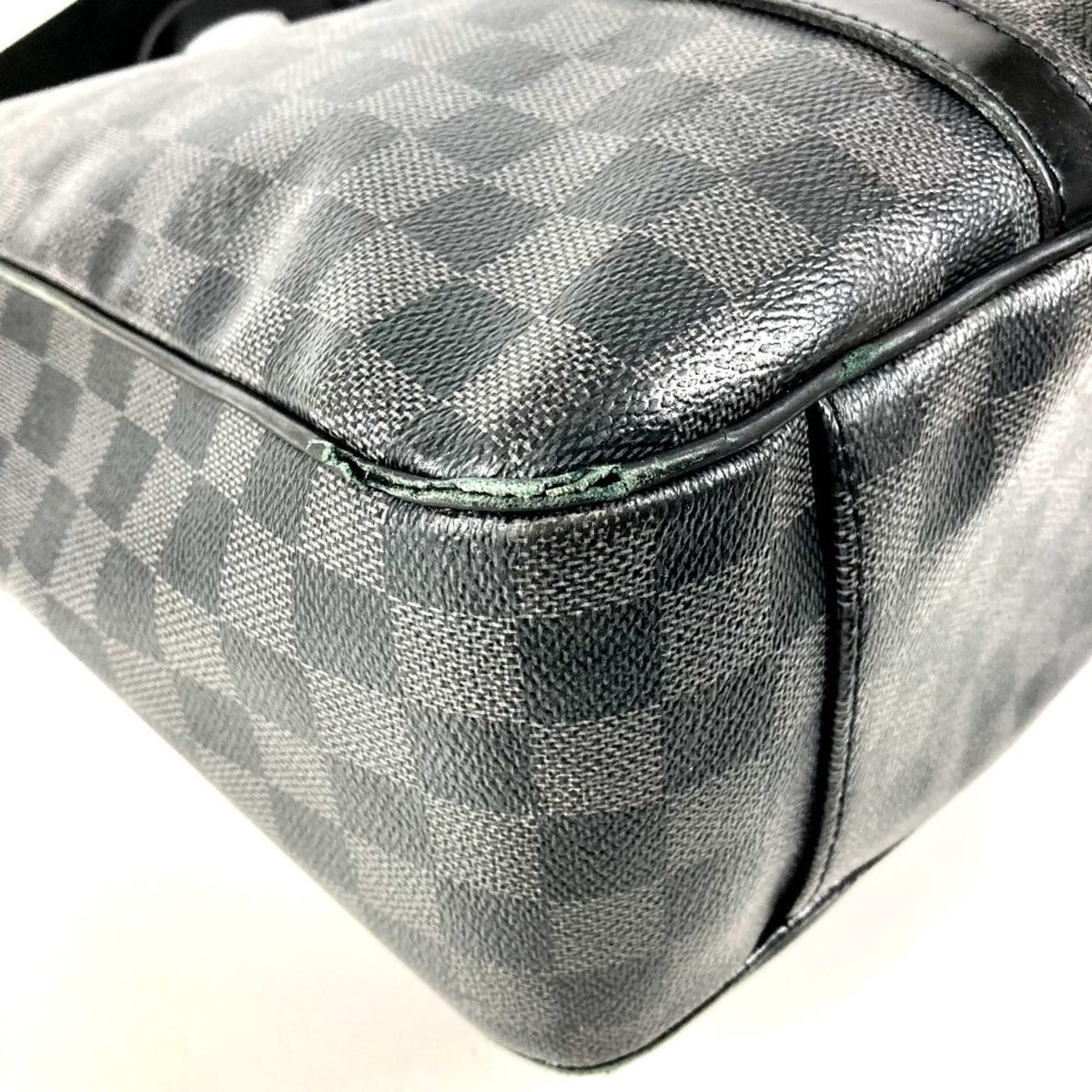 Louis Vuitton Black Damier Graphite Canvas Shoulder Bag Tote Bag (Pre-Owned)