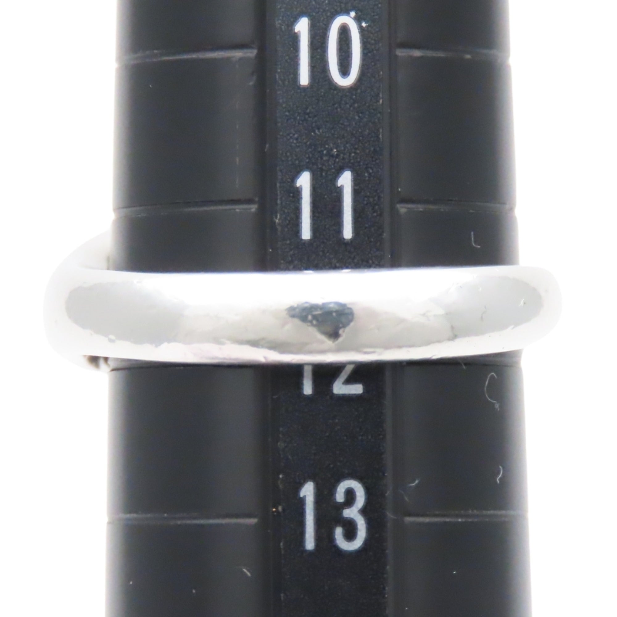 Tiffany Heart Silver Silver 925 Band Ring (Pre-Owned)
