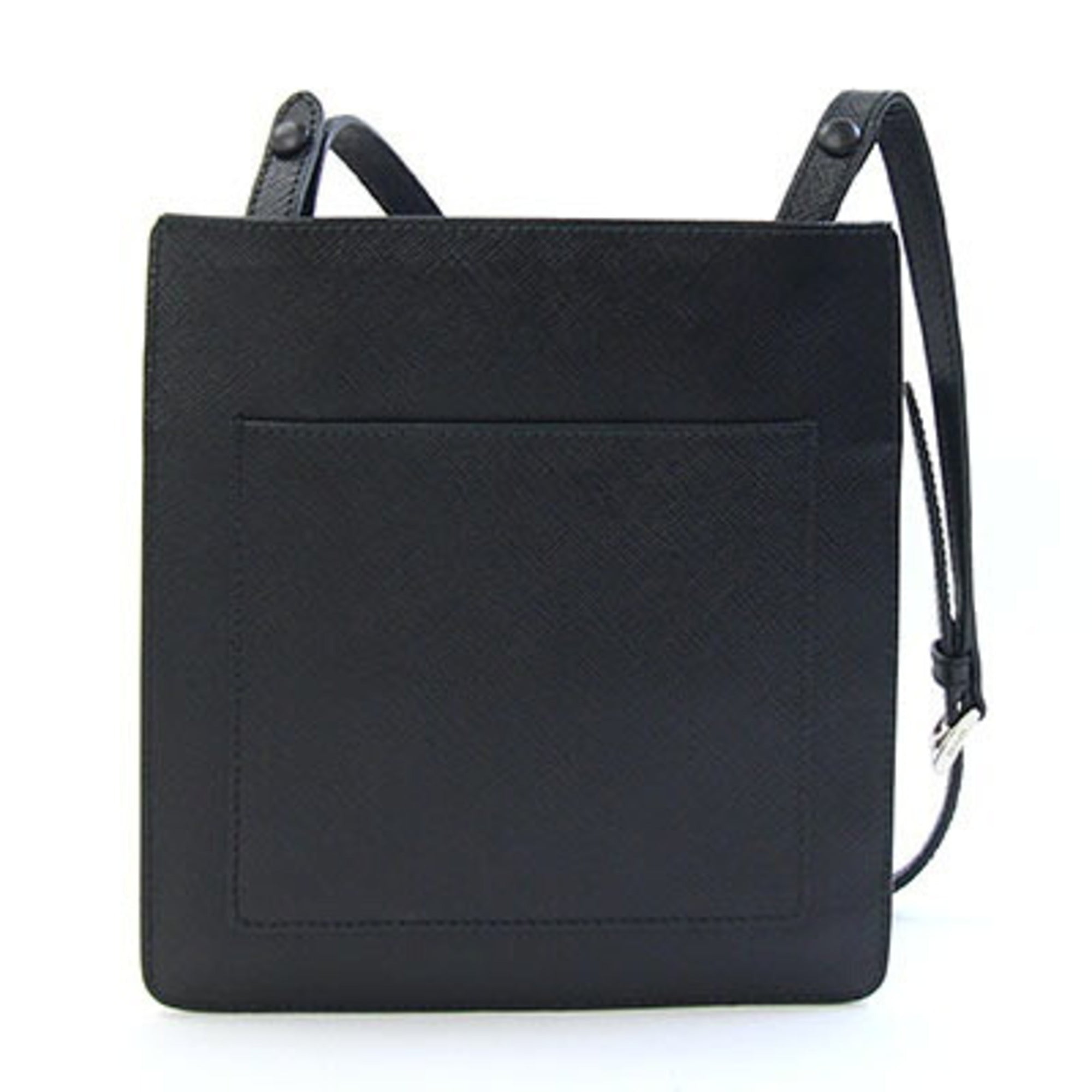Prada Black Leather Pochette Shoulder Bag (Pre-Owned)