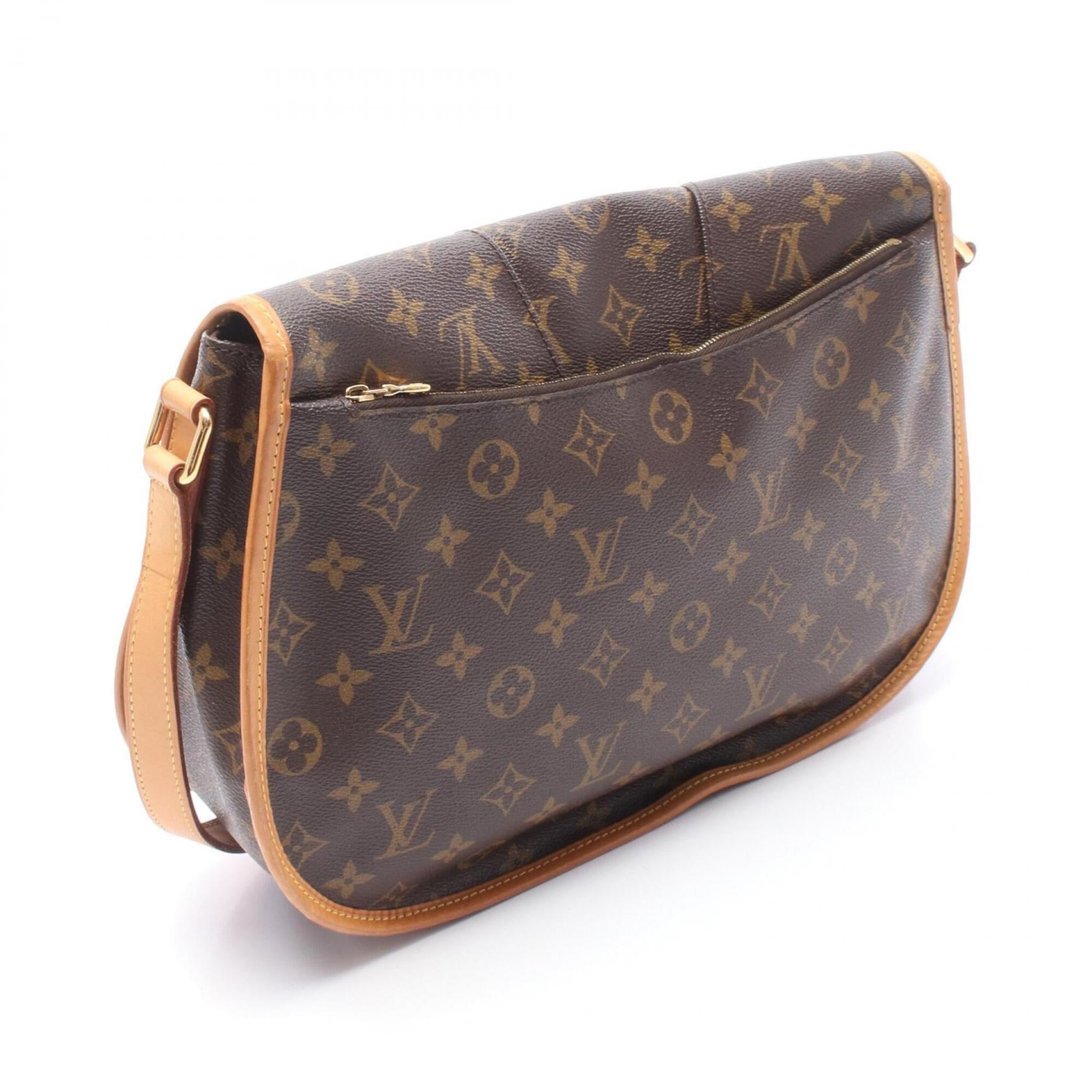 Louis Vuitton Brown Coated Canvas Monogram Pvc Leather Shoulder Bag (Pre-Owned)