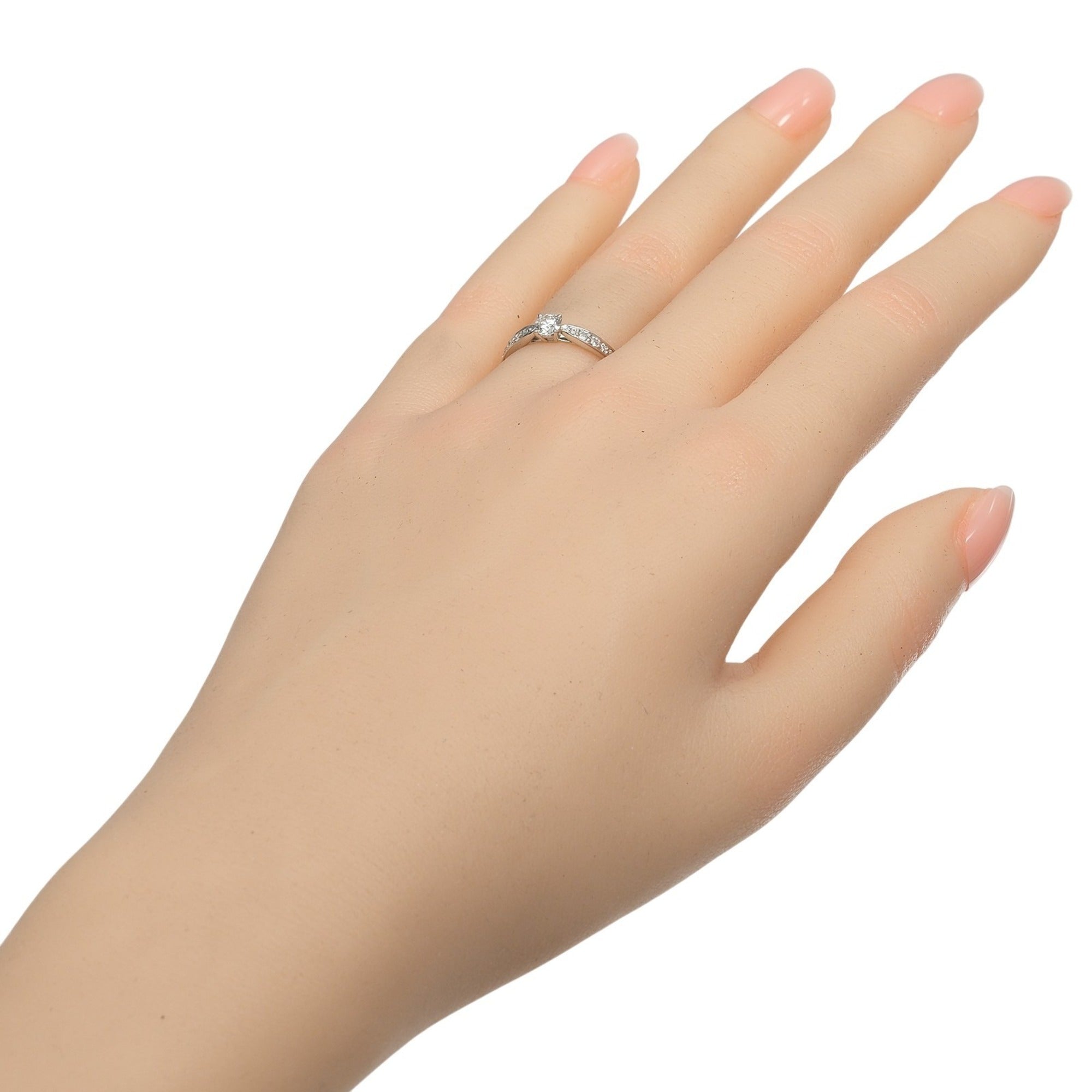 Tiffany Platinum Platinum 950 Band Ring (Pre-Owned)