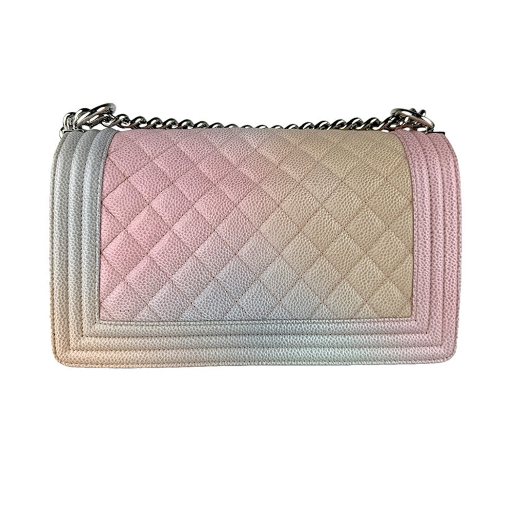 Chanel Multi-Color Grained Calfskin Shoulder Bag (Pre-Owned)