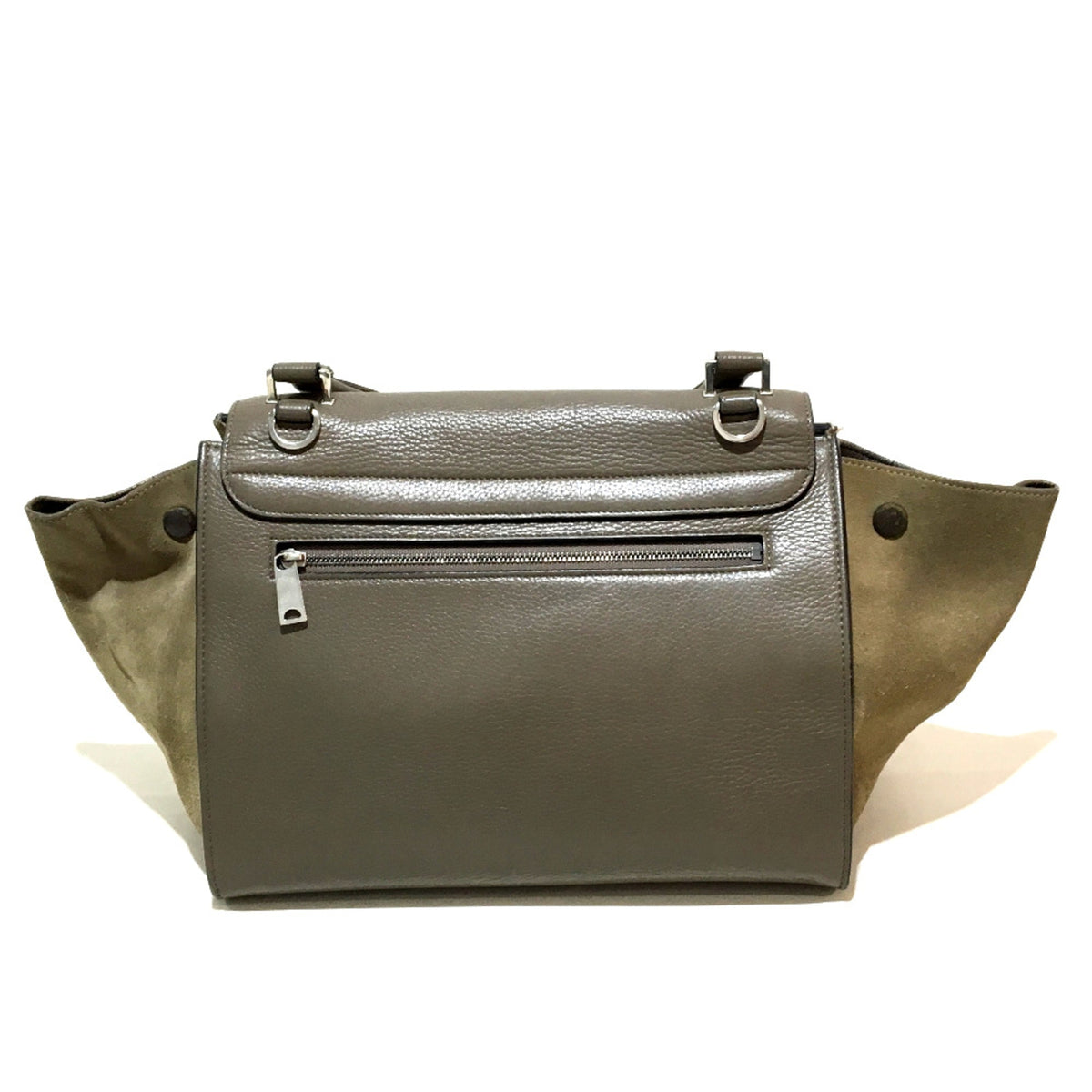 Celine Gray Leather Handbag (Pre-Owned)