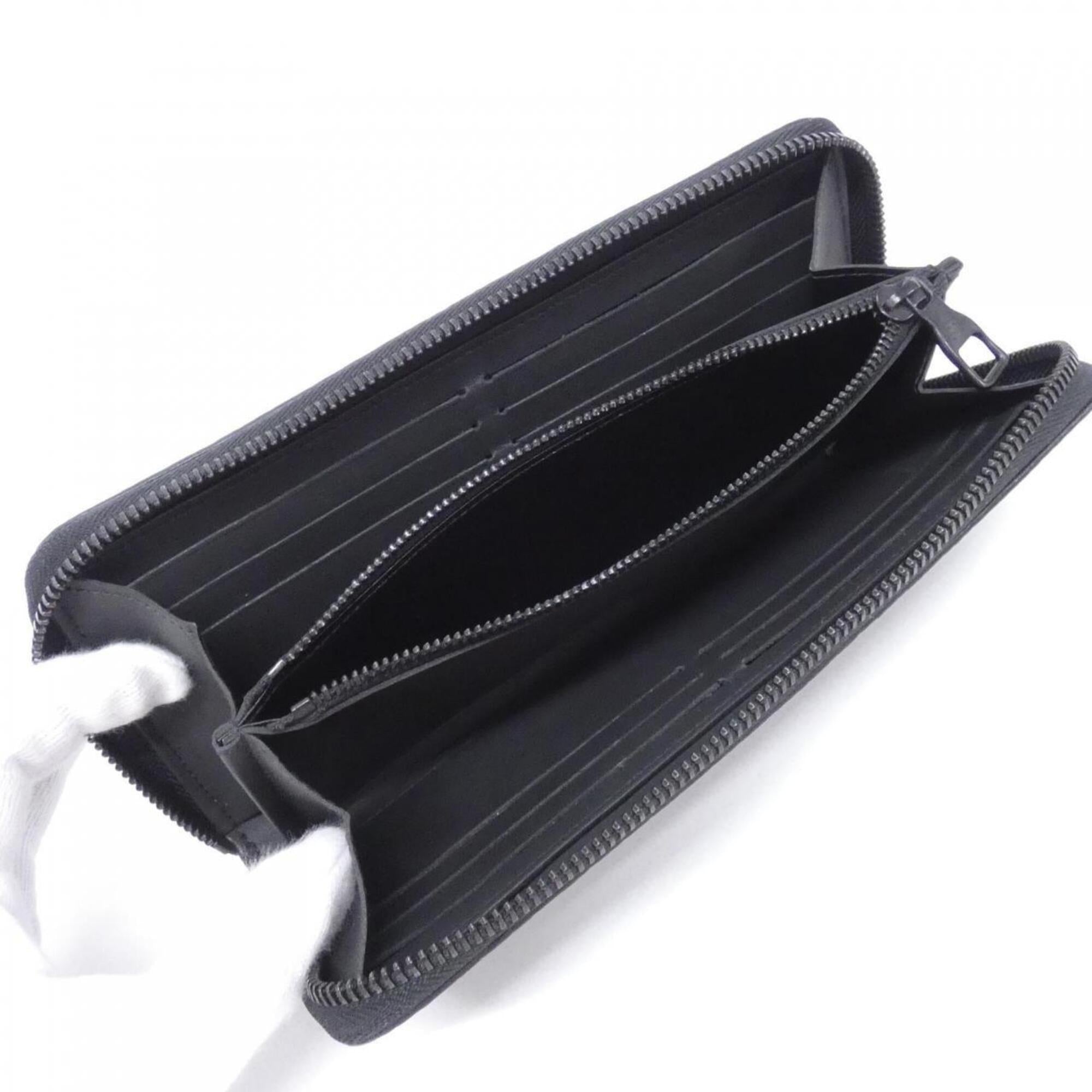 Louis Vuitton Black Monogram Monogram Leather Long Wallet (Bi-Fold) (Pre-Owned)