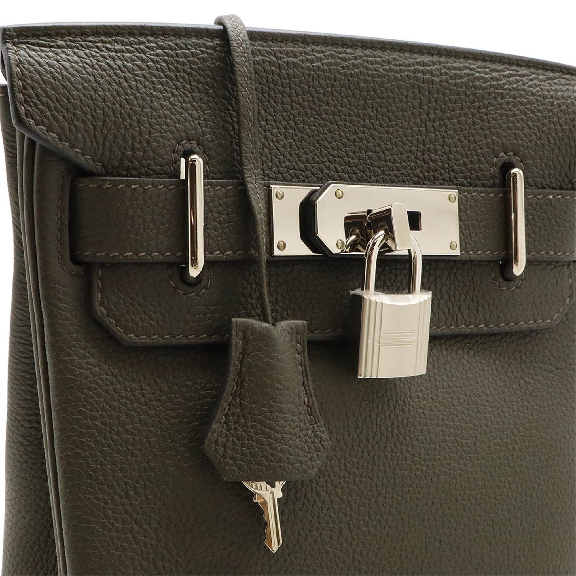 Hermes Kelly Vert Togo Leather Shoulder Bag Sling Bag (Pre-Owned)