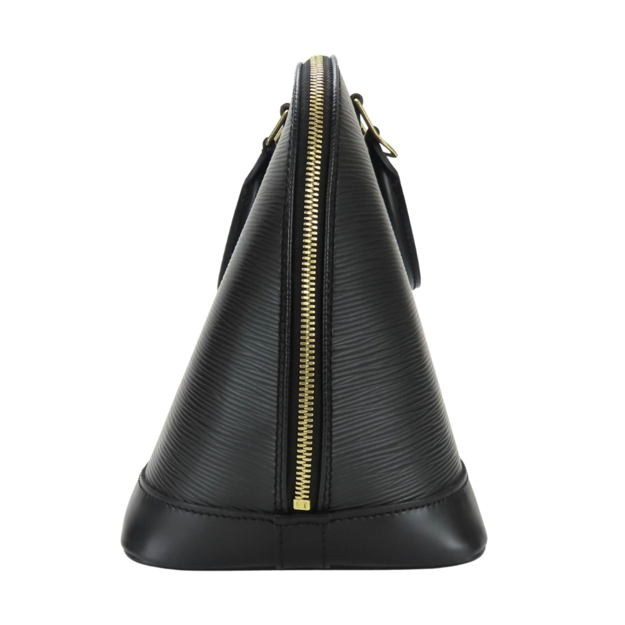 Louis Vuitton Epi Black Noir Epi Leather Handbag (Pre-Owned)