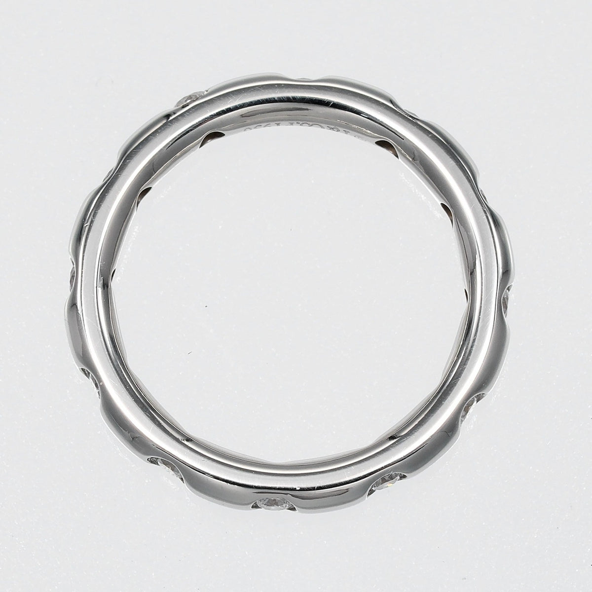 Tiffany Silver Platinum 950 Band Ring (Pre-Owned)