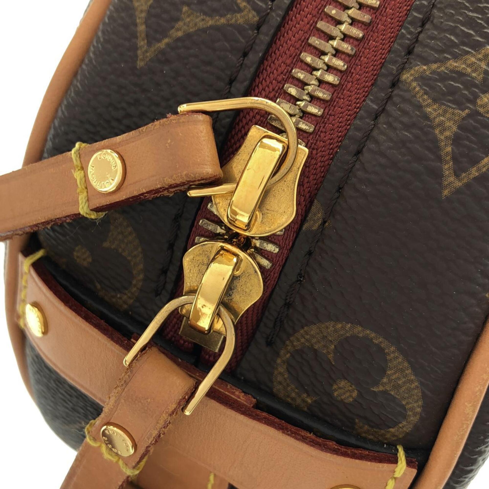 Louis Vuitton Brown Coated Canvas Shoulder Bag (Pre-Owned)