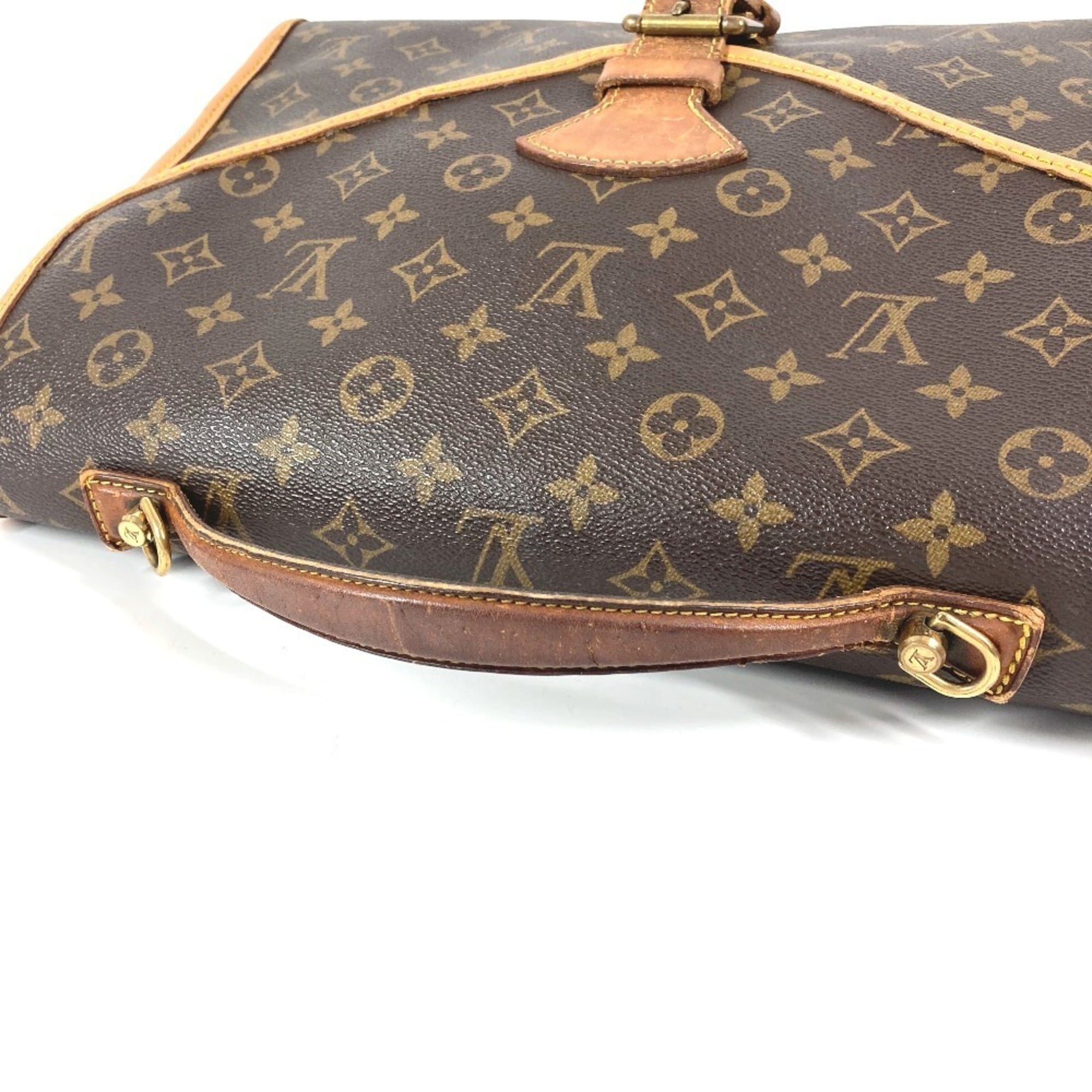 Louis Vuitton Brown Galle Monogram Monogram Briefcase Handbag (Pre-Owned)