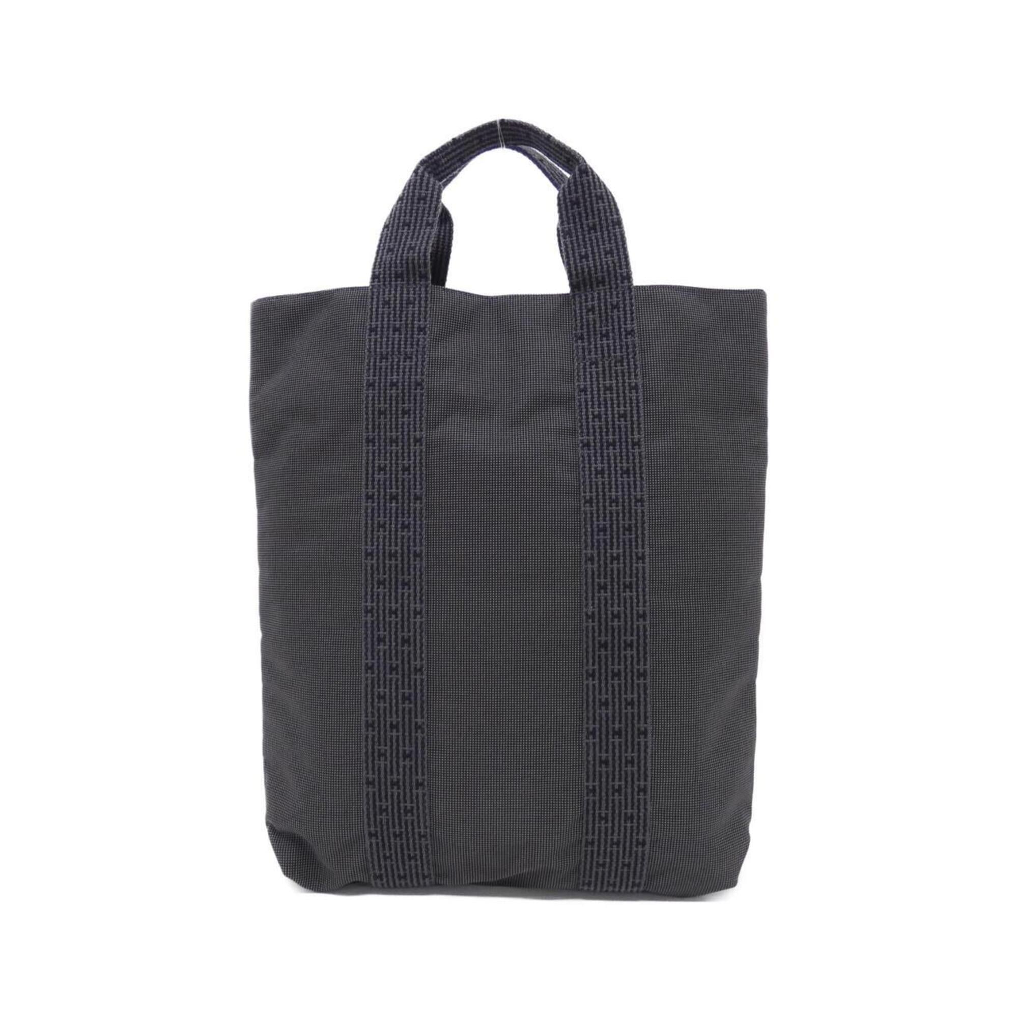 Hermes Black Canvas Handbag (Pre-Owned)