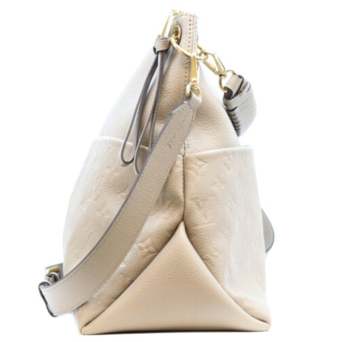 Louis Vuitton Beige Monogram Empreinte Shoulder Bag (Pre-Owned)
