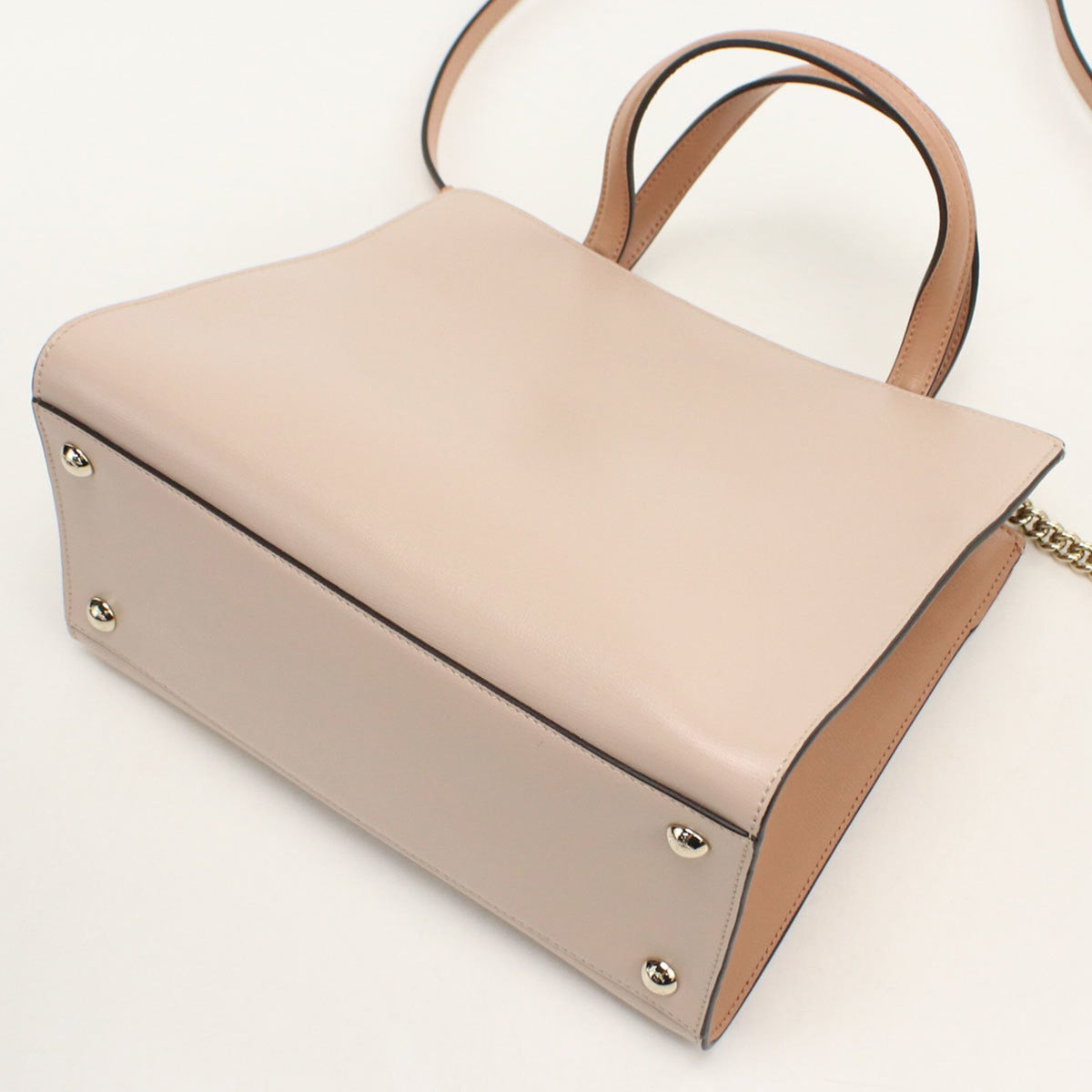 Salvatore Ferragamo Pink Leather Tote Bag (Pre-Owned)