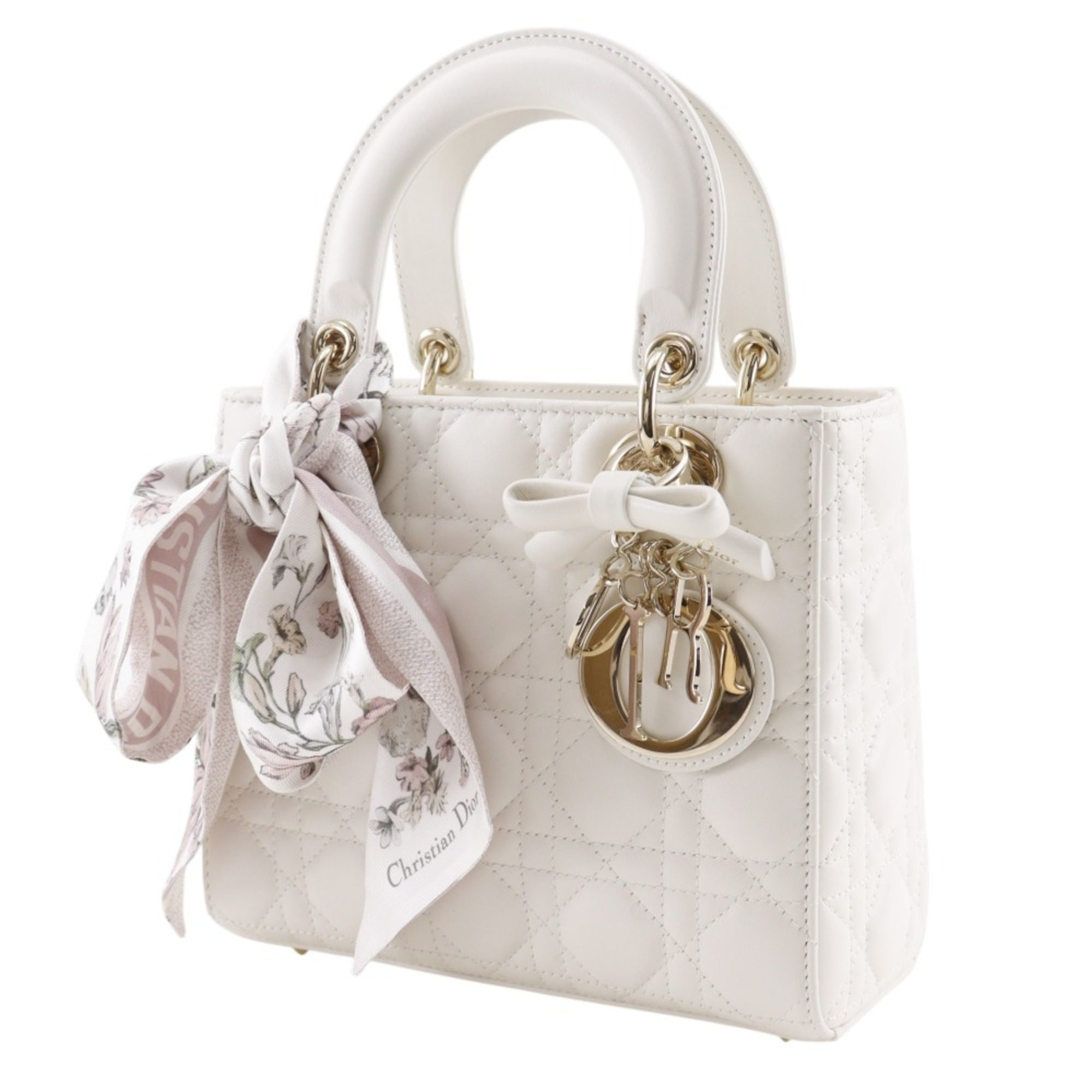 Christian Dior White Leather Handbag (Pre-Owned)