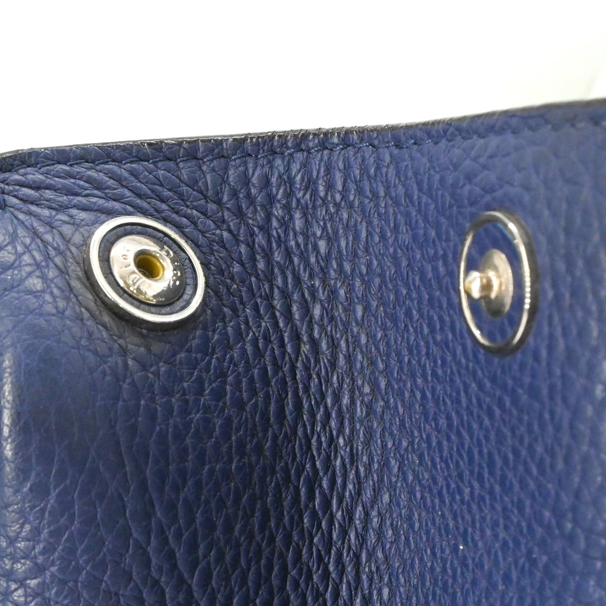 Christian Dior Navy Leather Handbag (Pre-Owned)