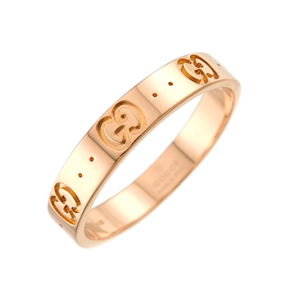 Gucci Pink Gold (18K) Band Ring (Pre-Owned)