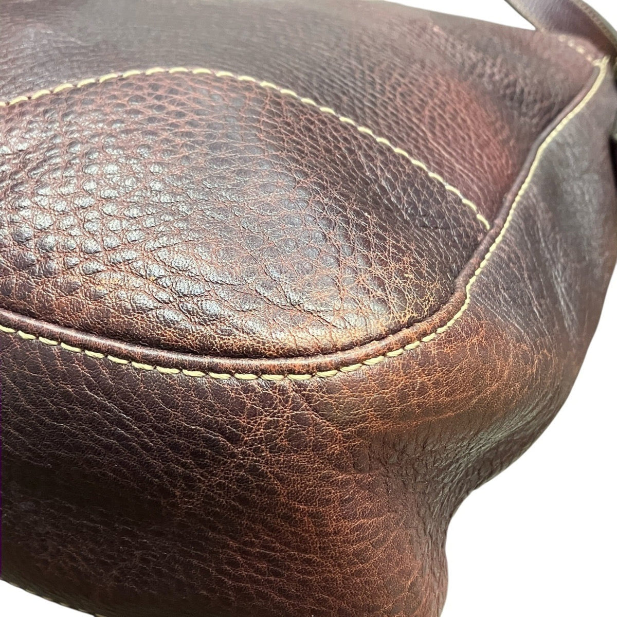 Gucci Wine Leather Shoulder Bag (Pre-Owned)
