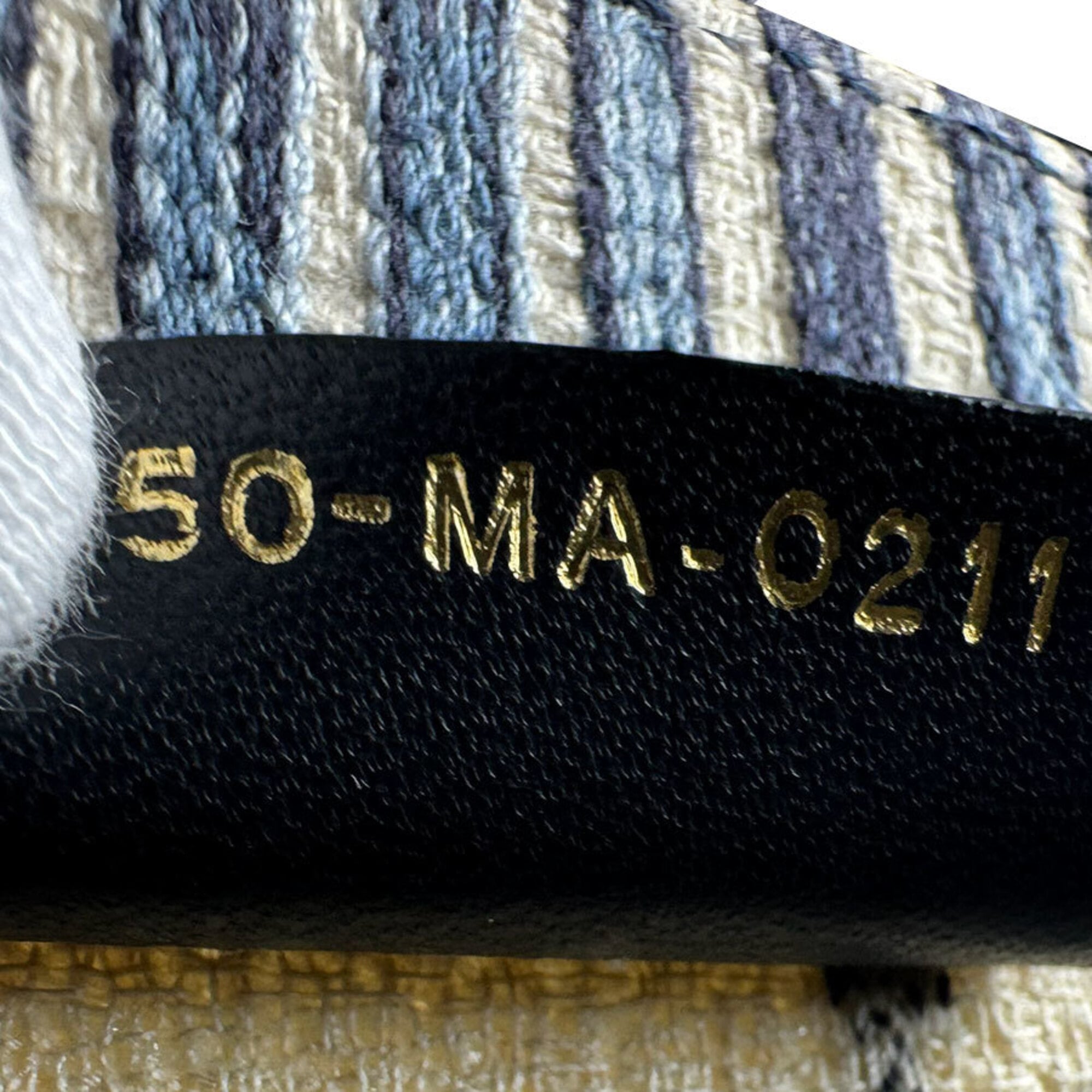Christian Dior Navy Canvas Handbag (Pre-Owned)