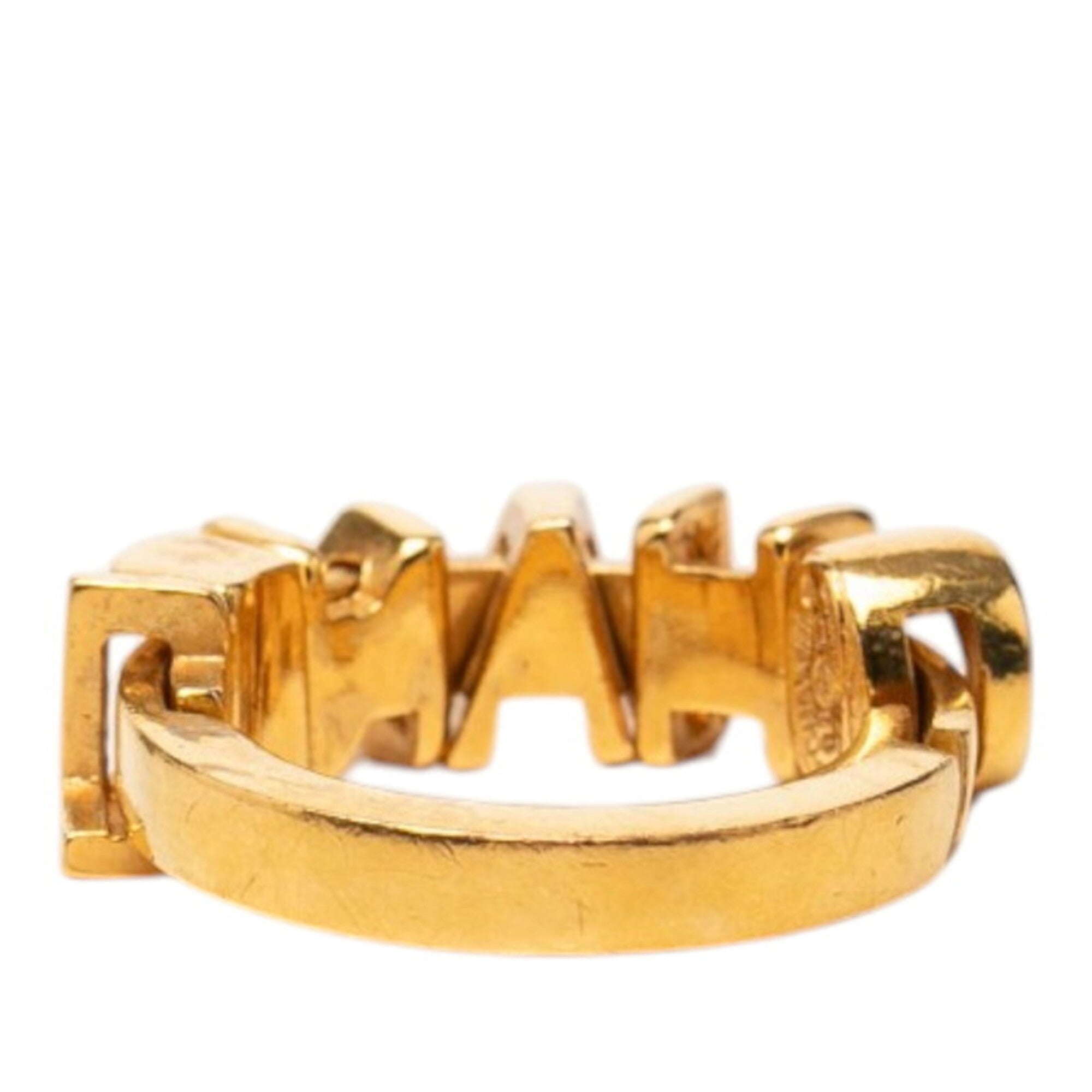 Chanel Gold Band Ring (Pre-Owned)