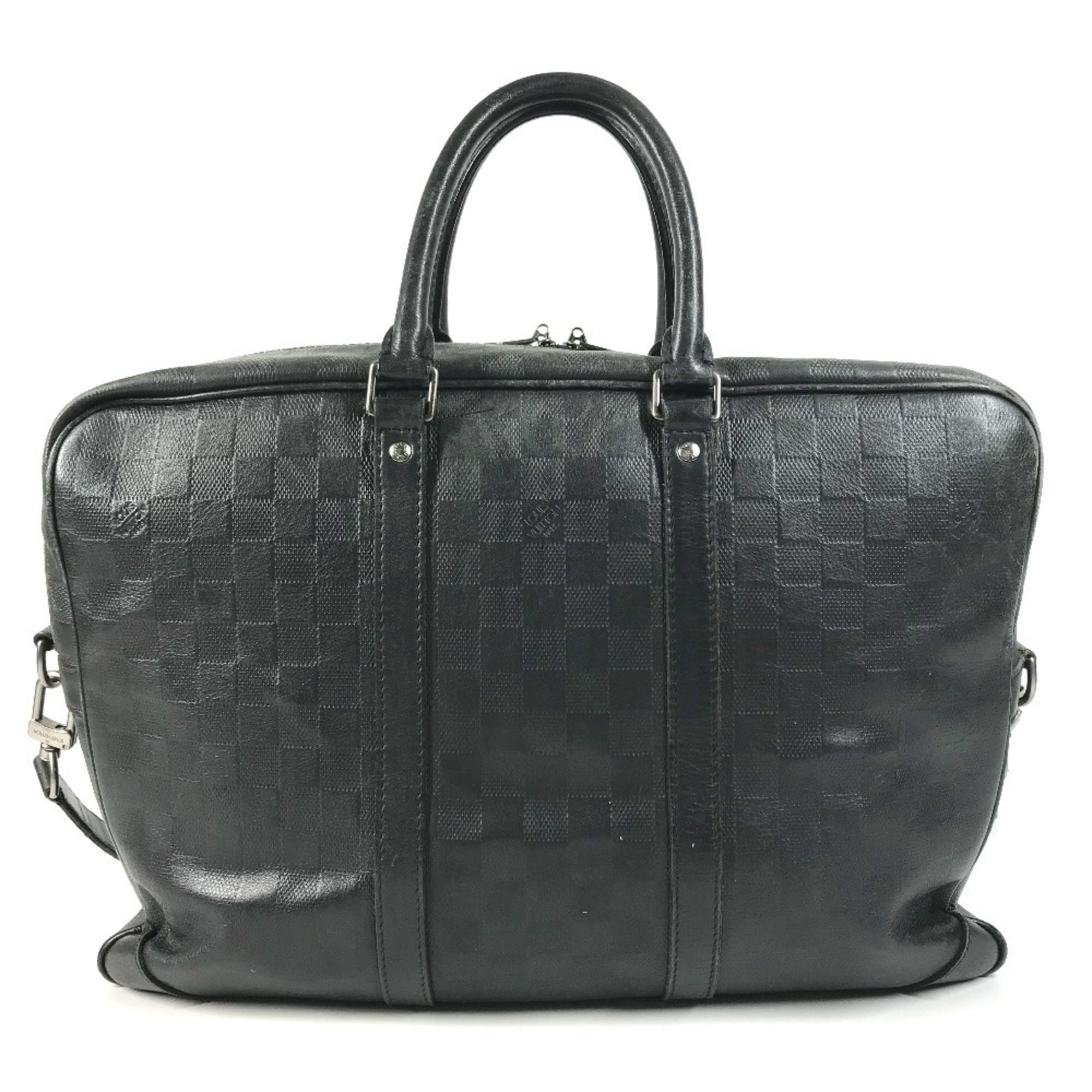 Louis Vuitton Damier Infini Black Onyx Damier Infini Briefcase (Pre-Owned)