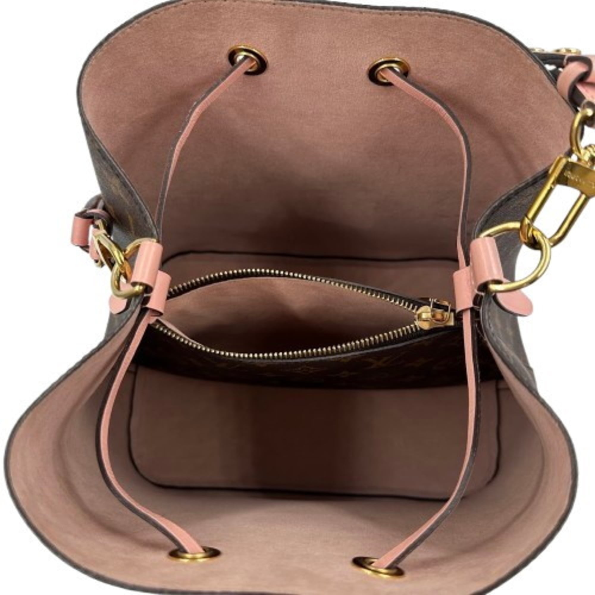 Louis Vuitton Monogram Brown Pink Pvc Shoulder Bag (Pre-Owned)