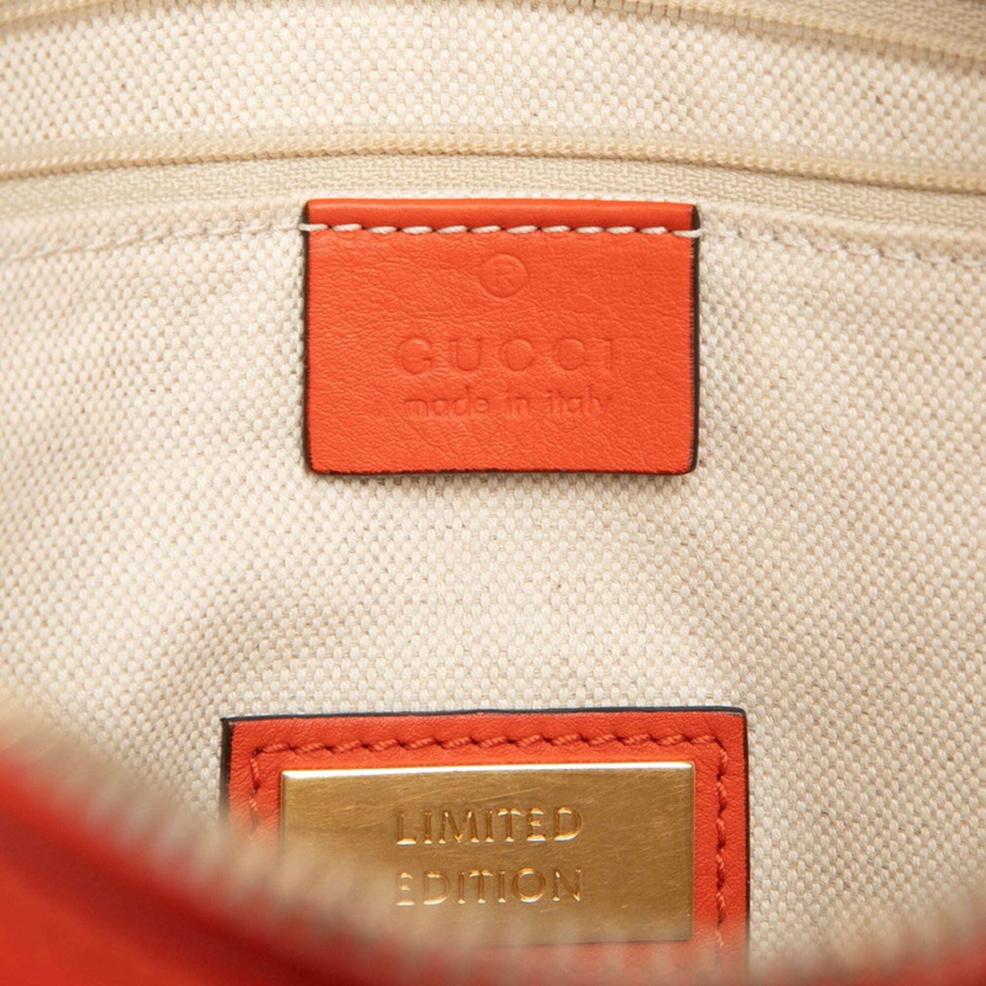 Gucci Brown Pink Red Gg Supreme Handbag Shoulder Bag (Pre-Owned)