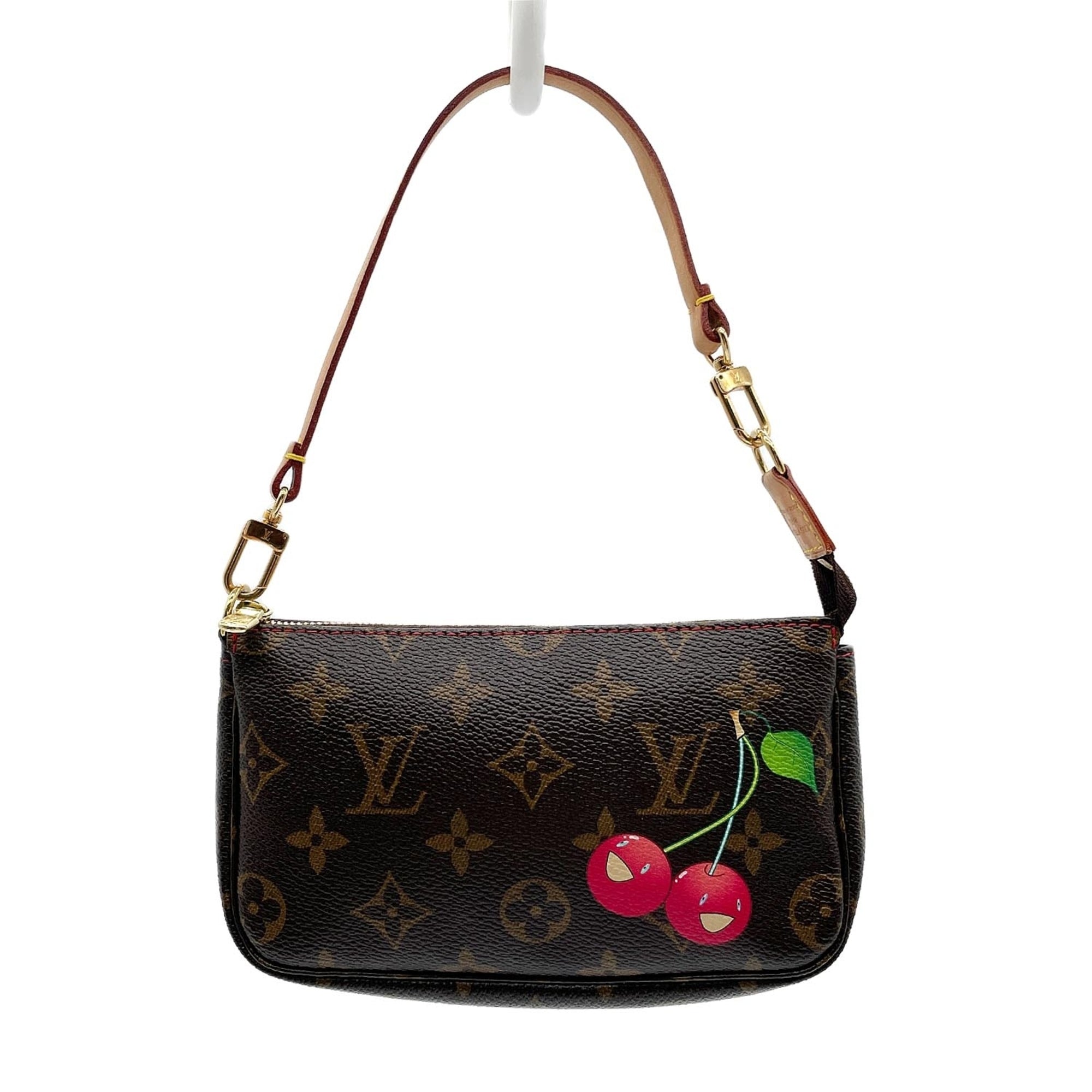 Louis Vuitton Brown Coated Canvas Pvc Handbag (Pre-Owned)