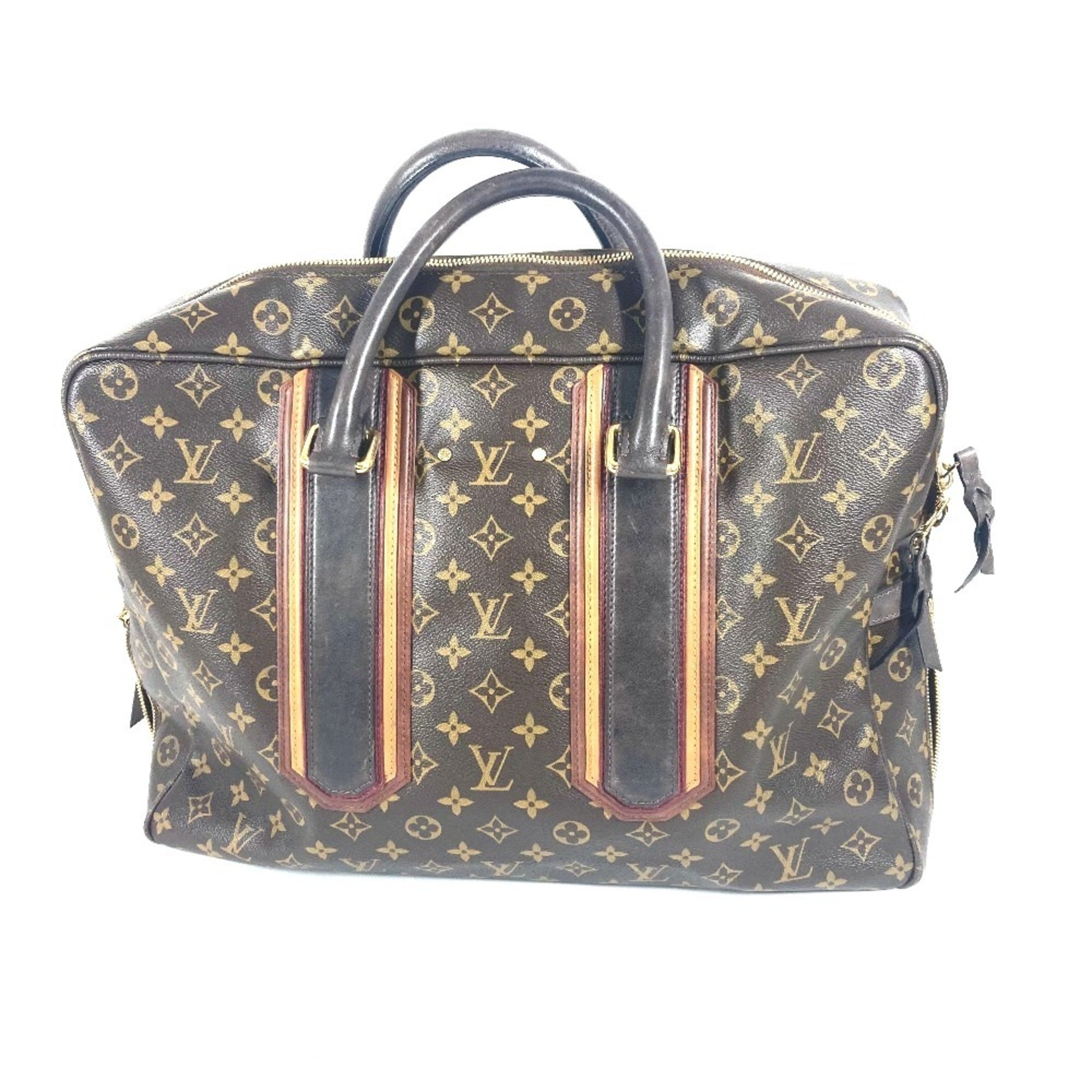 Louis Vuitton Monogram Brown Monogram Leather Briefcase (Pre-Owned)