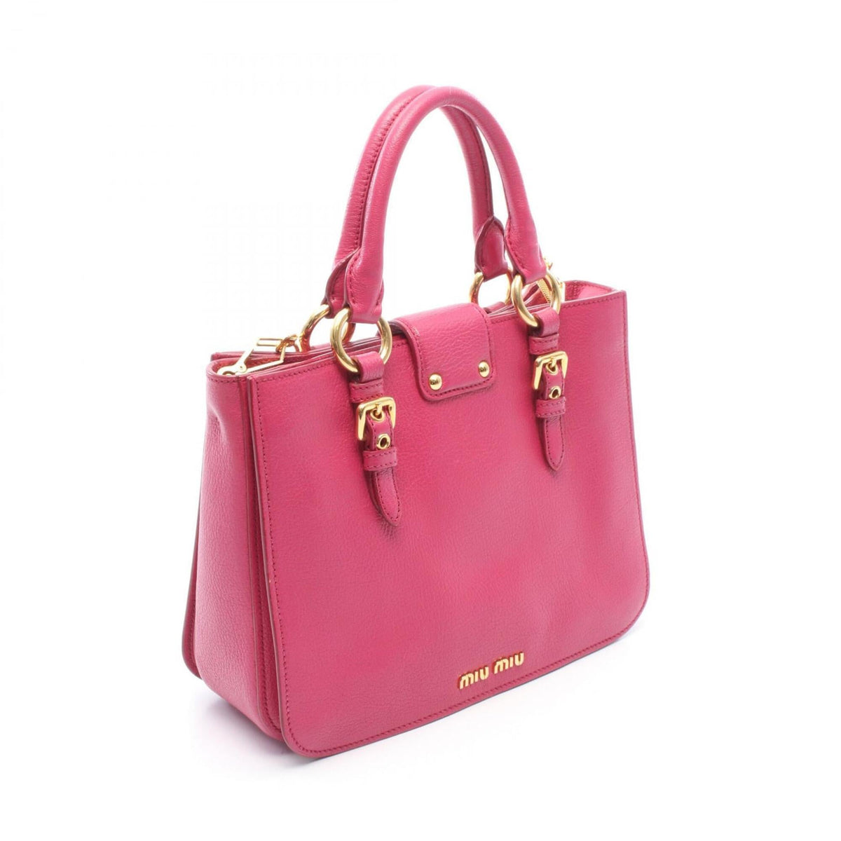 Miu Miu Pink Leather Handbag (Pre-Owned)