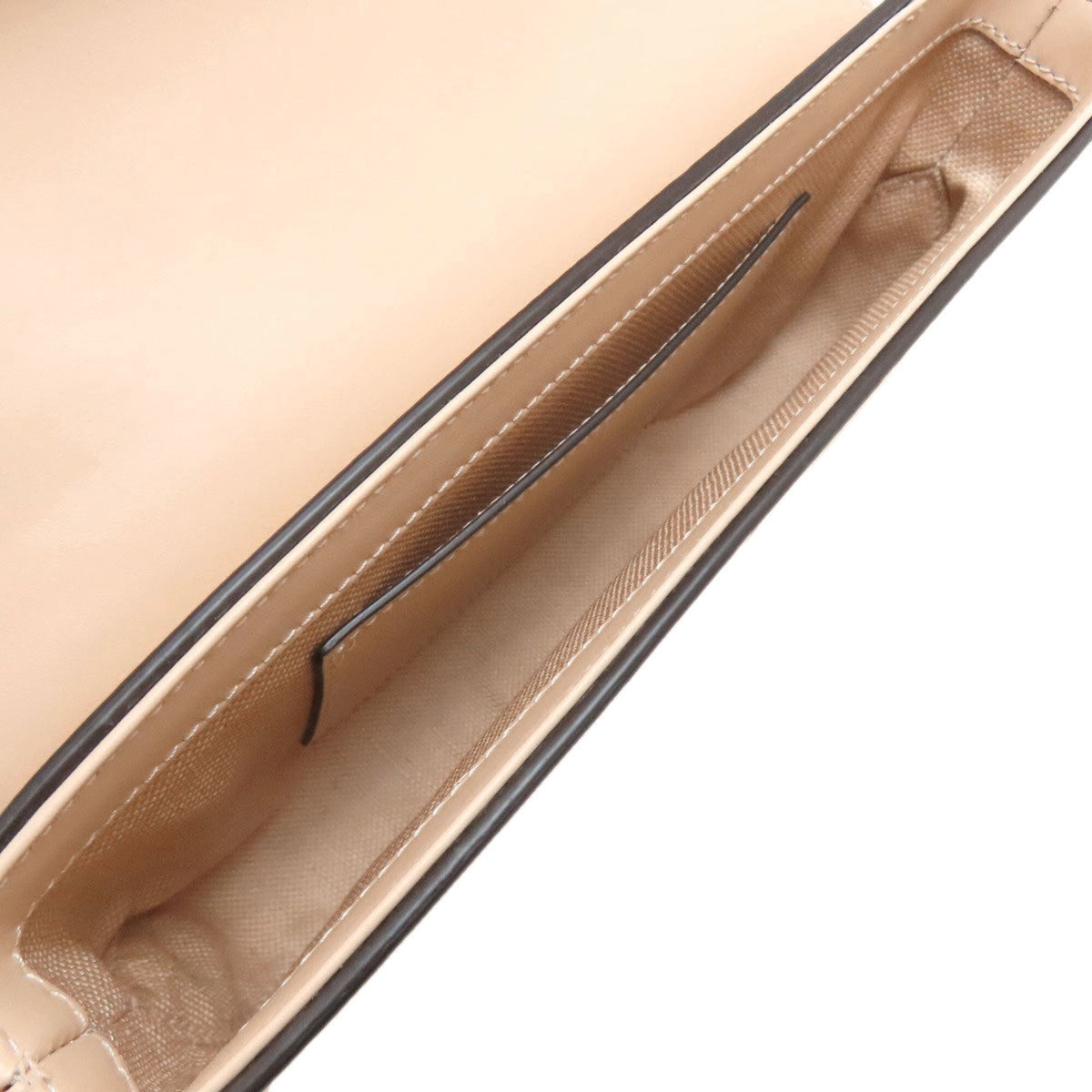 Gucci Beige Leather Shoulder Bag (Pre-Owned)