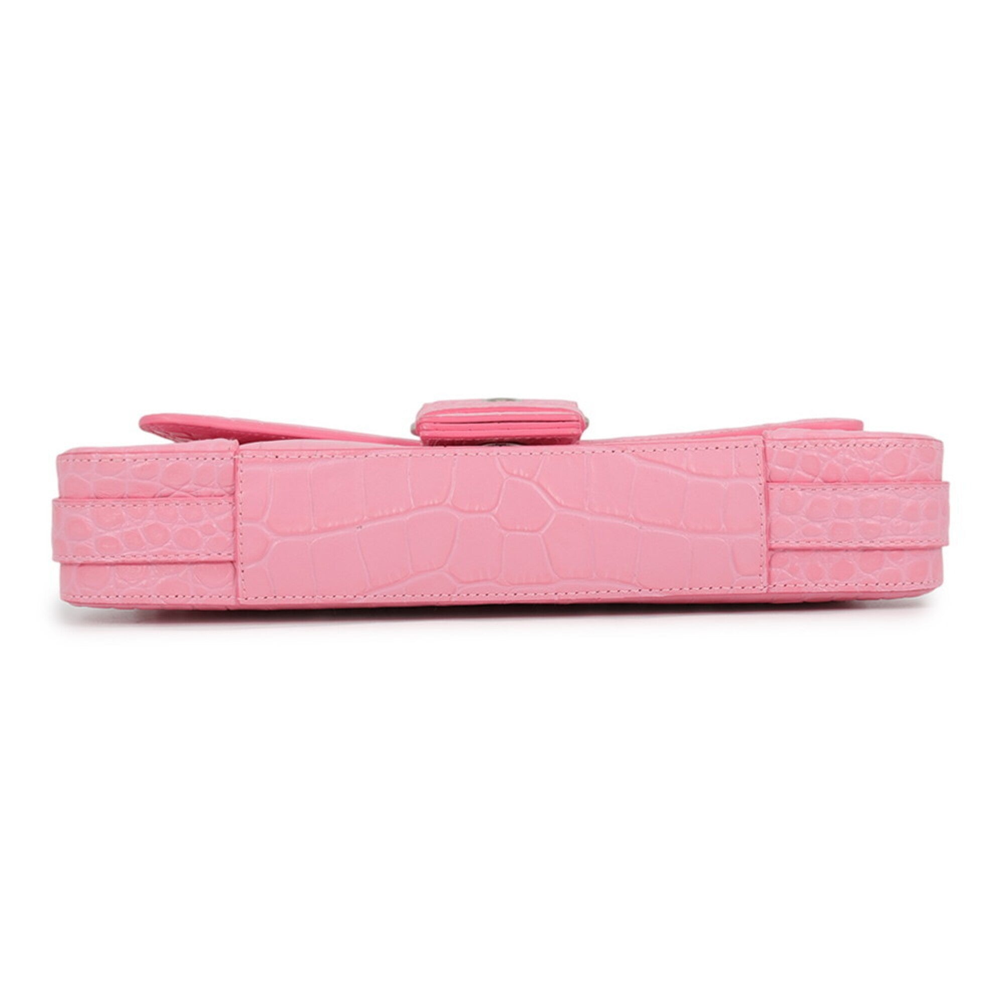 Balenciaga Pink Leather Handbag Shoulder Bag (Pre-Owned)