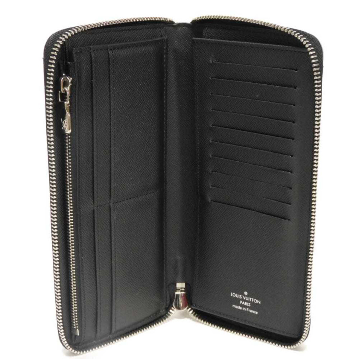 Louis Vuitton Black Damier Graphite Noir Damier Graphite Long Wallet (Bi-Fold) (Pre-Owned)