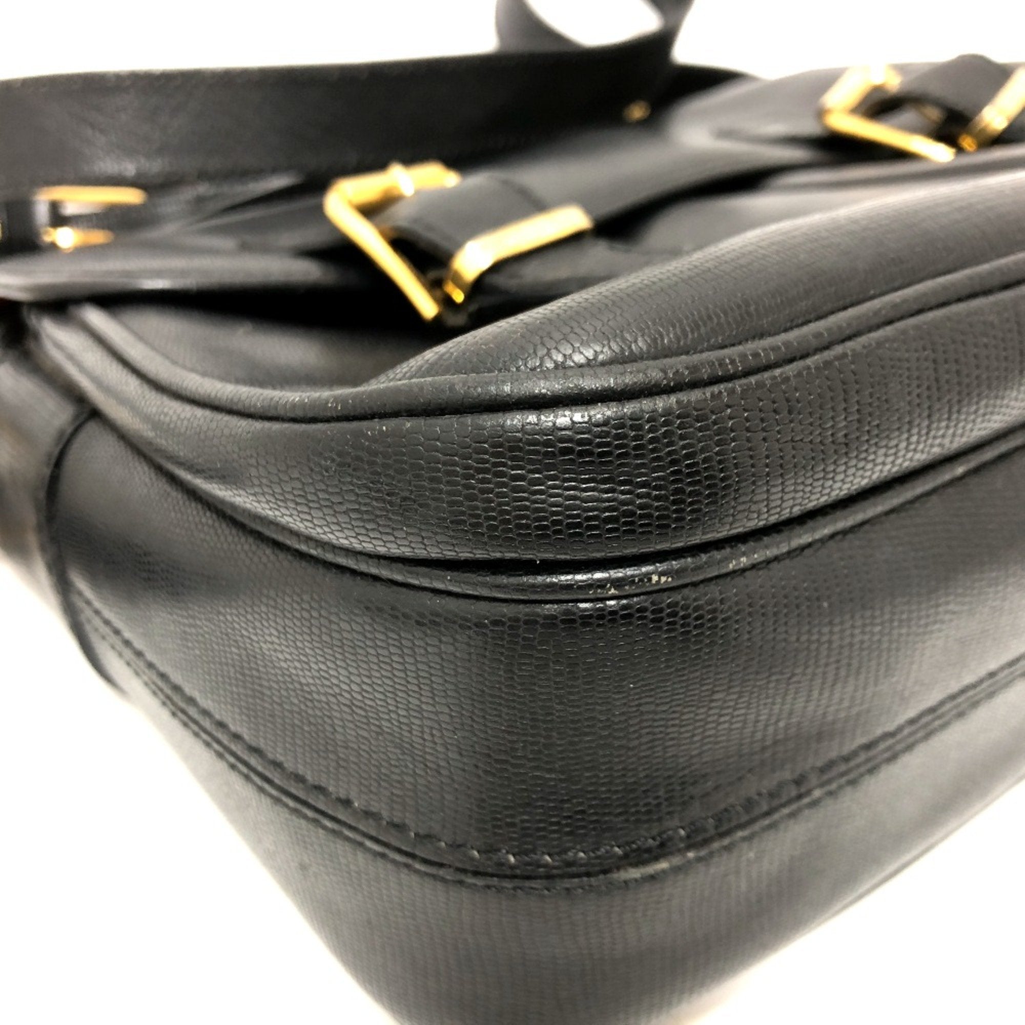 Celine Black Leather Shoulder Bag (Pre-Owned)