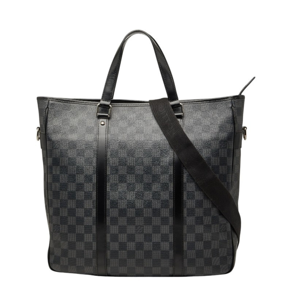 Louis Vuitton Damier Graphite Black Gray Pvc Leather Shoulder Bag (Pre-Owned)