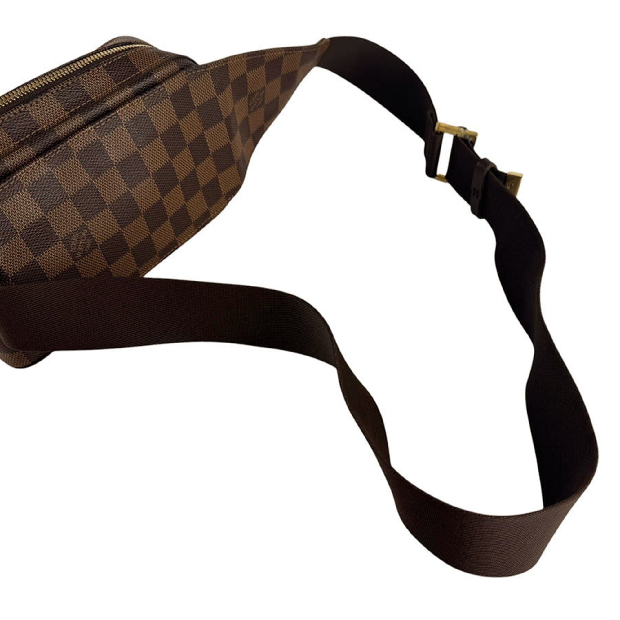 Louis Vuitton Damier Canvas Ebene Damier Canvas Shoulder Bag (Pre-Owned)