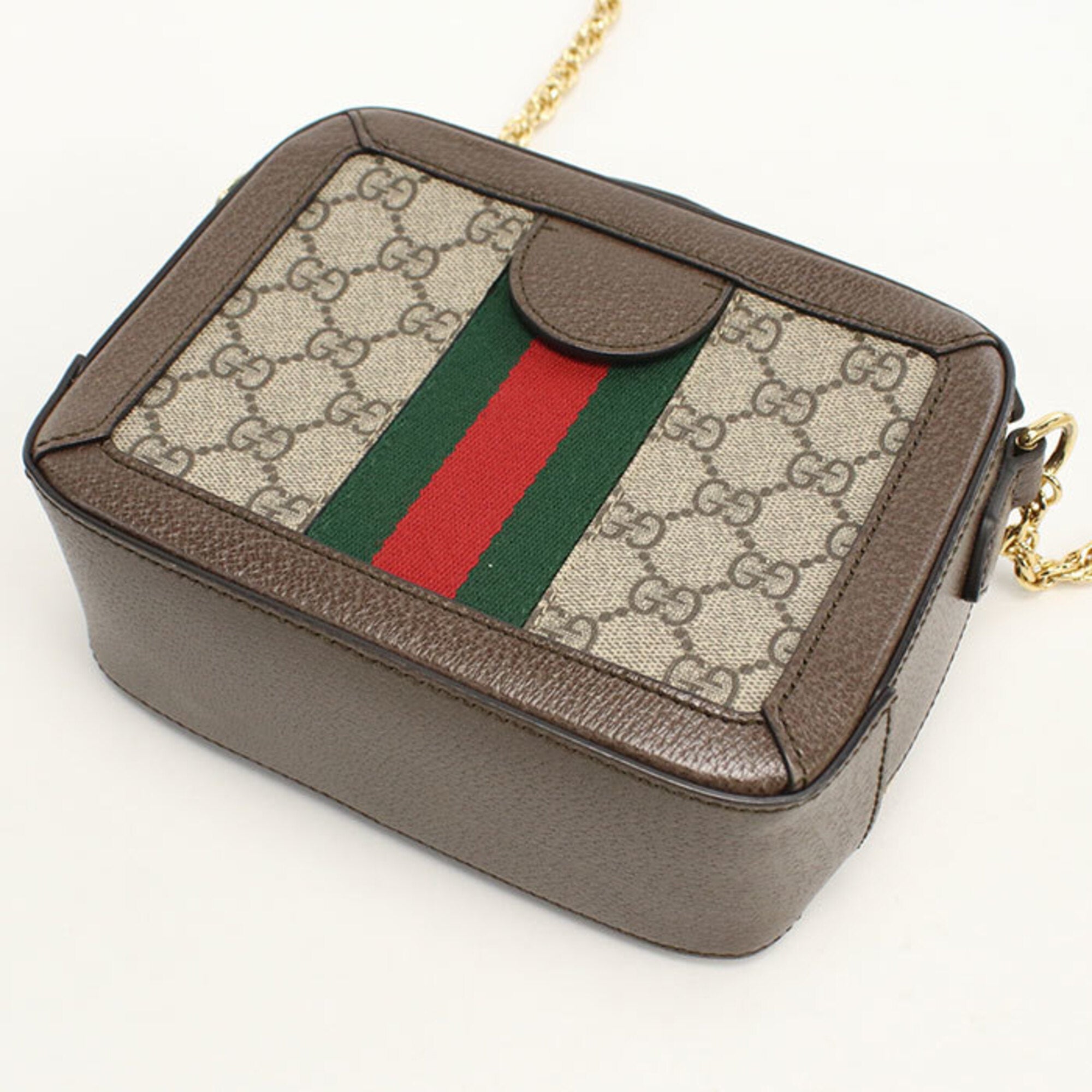 Gucci Beige Pvc Leather Shoulder Bag (Pre-Owned)