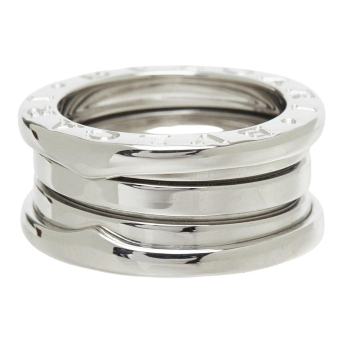Bvlgari White Gold White Gold (18K) Band Ring (Pre-Owned)