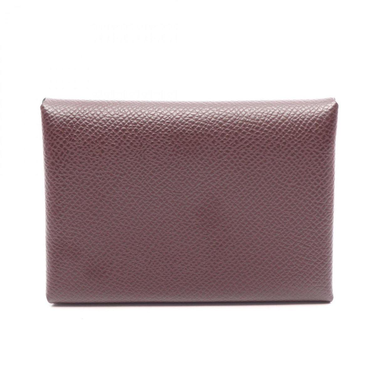 Hermes Bordeaux Epsom Leather Coin Purse/Coin Case (Pre-Owned)