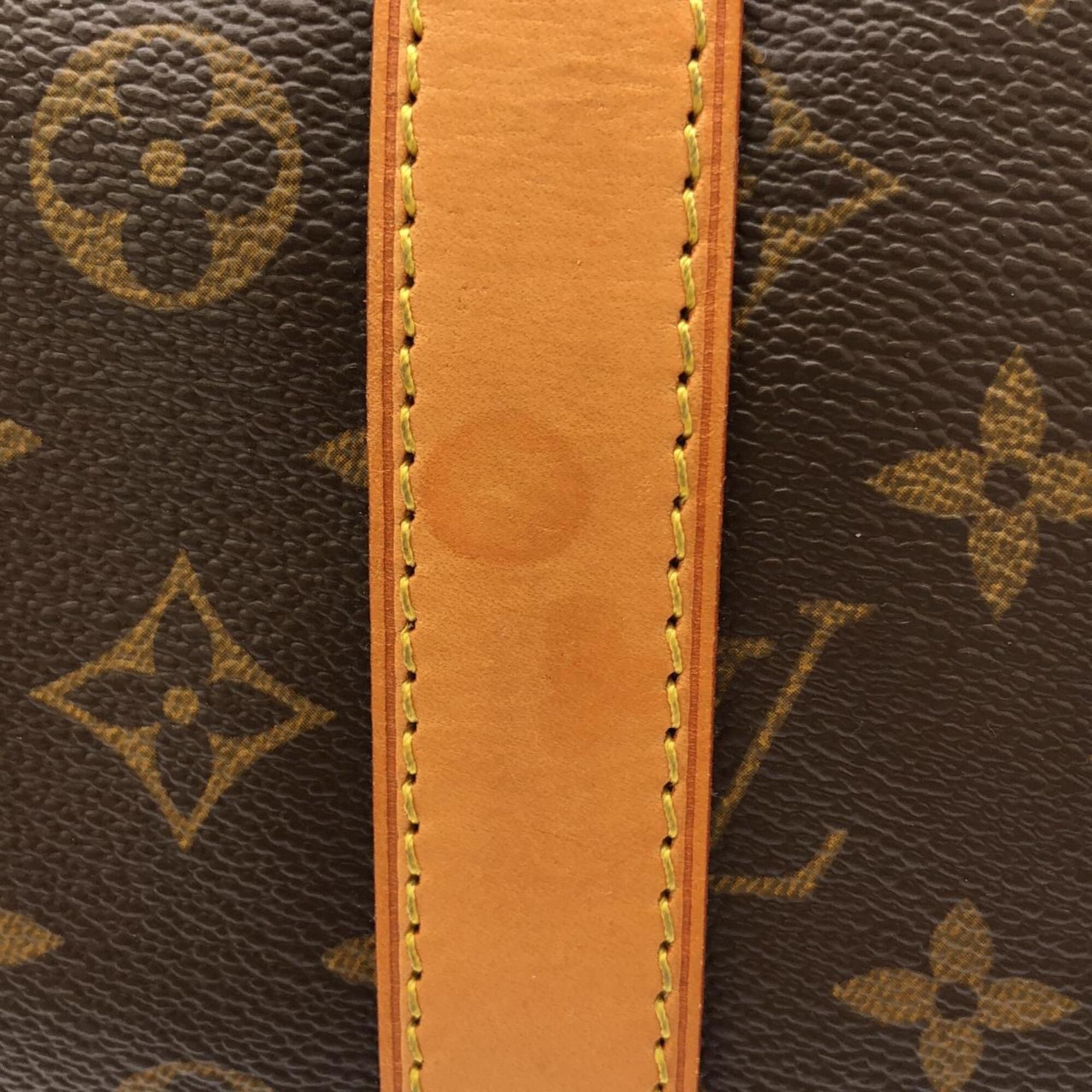 Louis Vuitton Marron Coated Canvas Boston Bag (Pre-Owned)