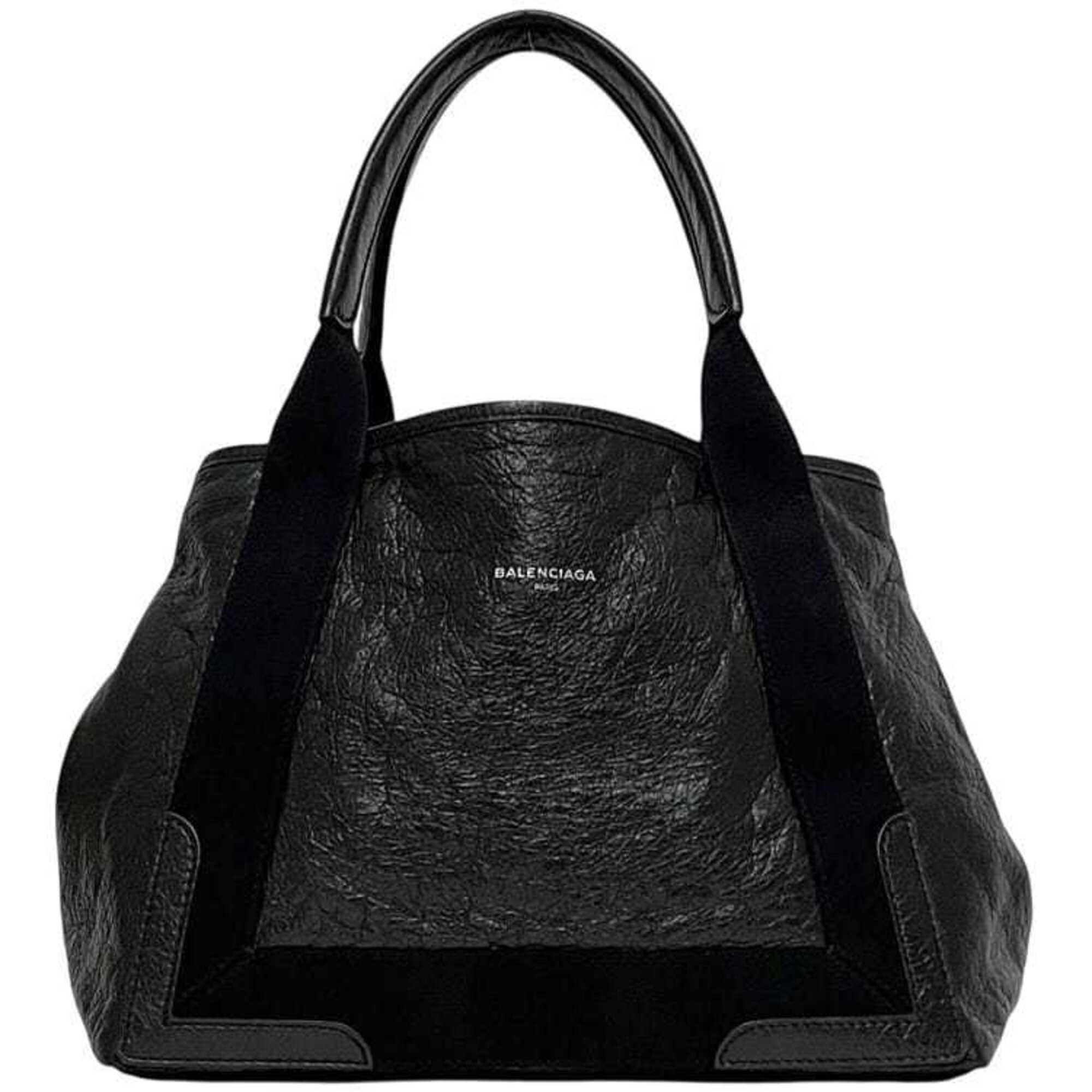 Balenciaga Black Leather Tote Bag (Pre-Owned)